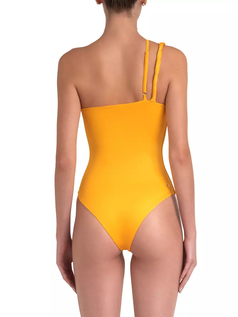 Cold Shoulder Cut Out Bodysuit for Festival & Rave in Yellow