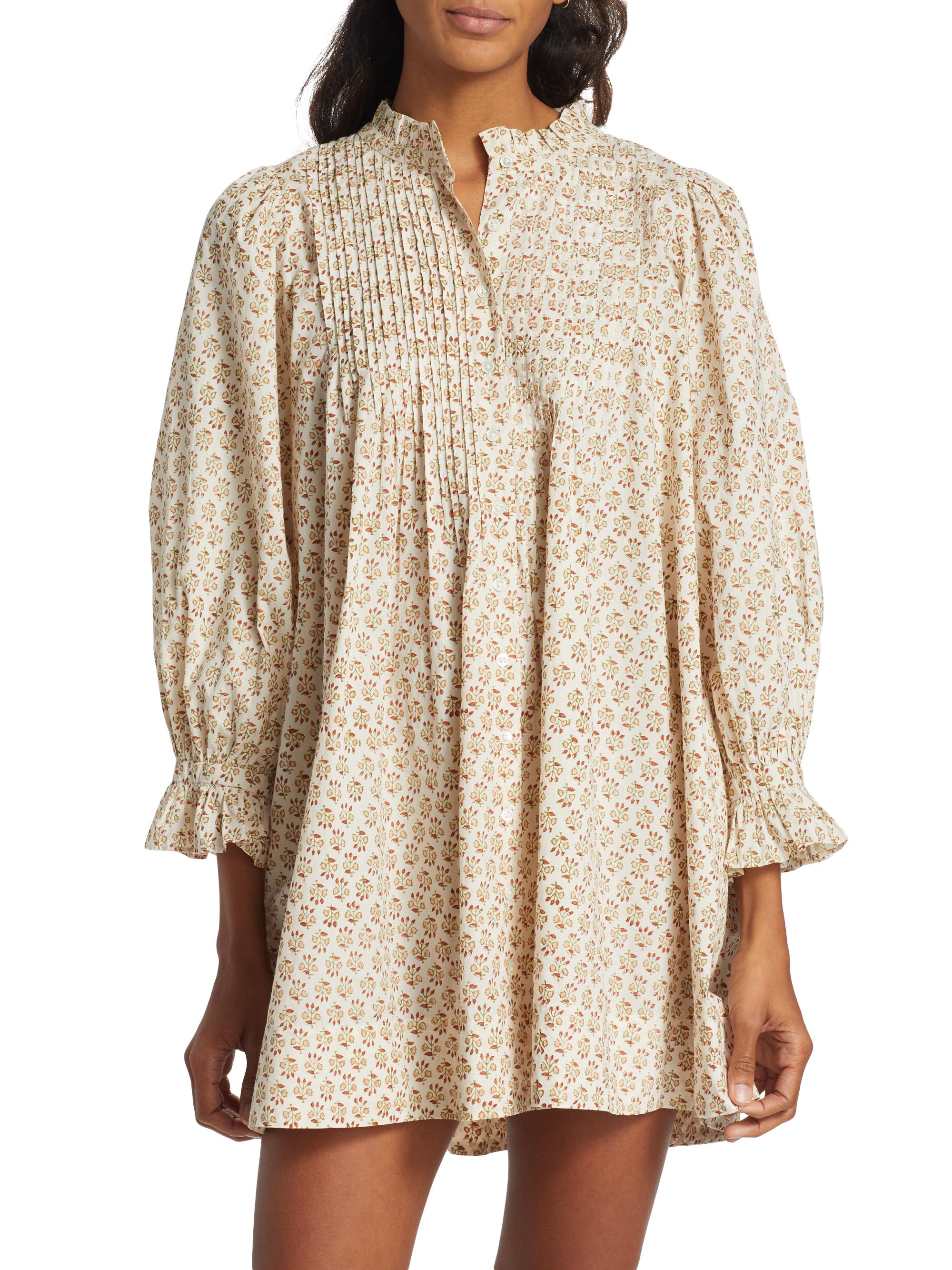 DEN Dulcie Organic Cotton Minidress | Saks Fifth Avenue