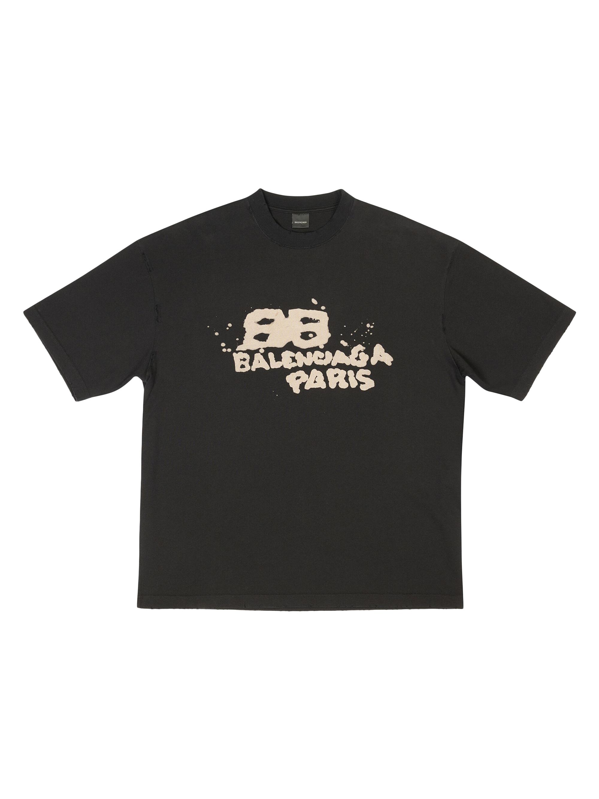 Balenciaga Hand-drawn Bb Icon T-shirt Medium Fit | Saks Fifth Avenue