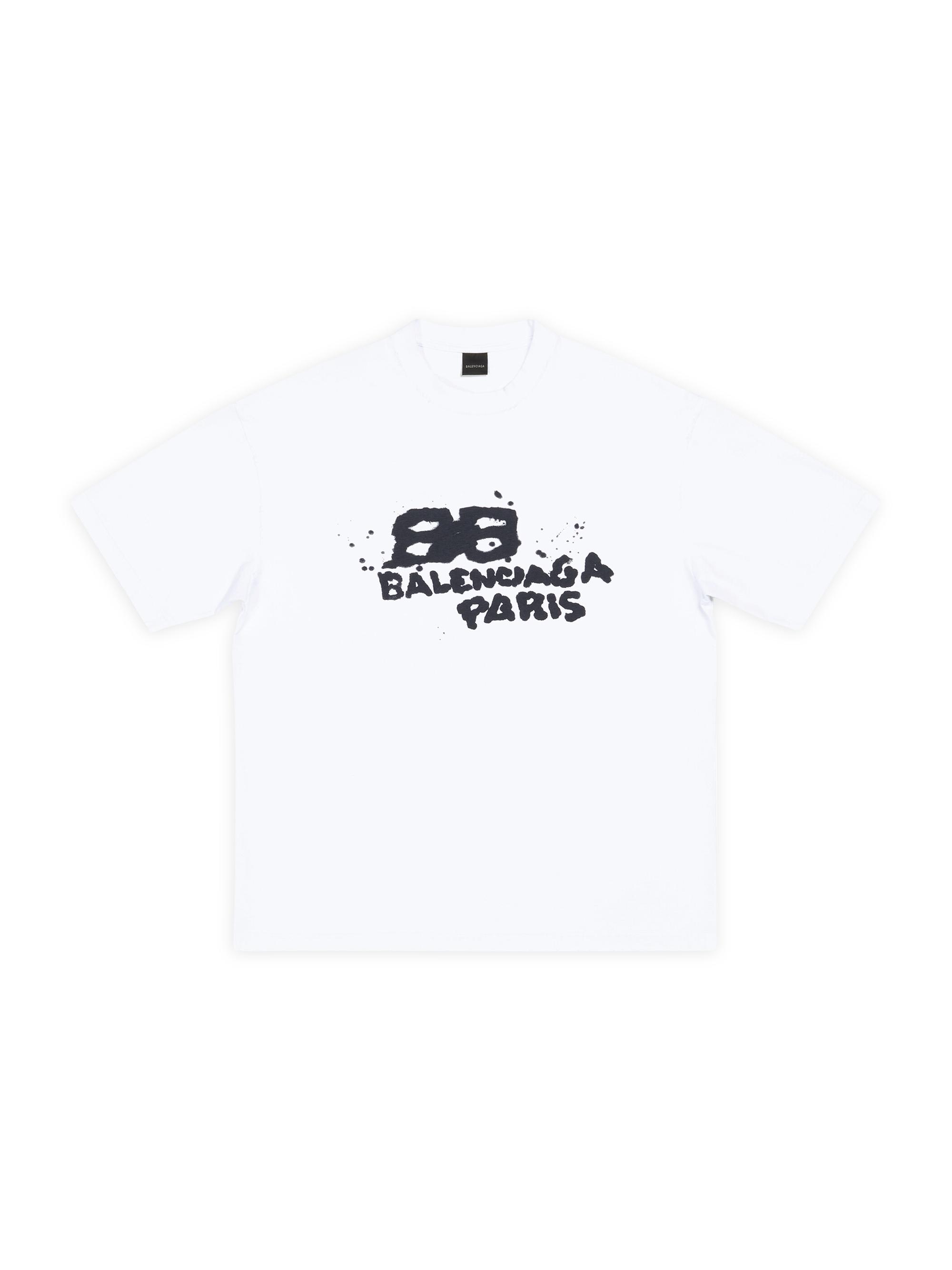 グ*ド様 バレンシアガ　BB LOGO T-SHIRT WASHED ロゴ刺繍 グ*ド様 バレンシアガ BB LOGO T-SHIRT WASHED ロゴ刺繍 グ*ド様