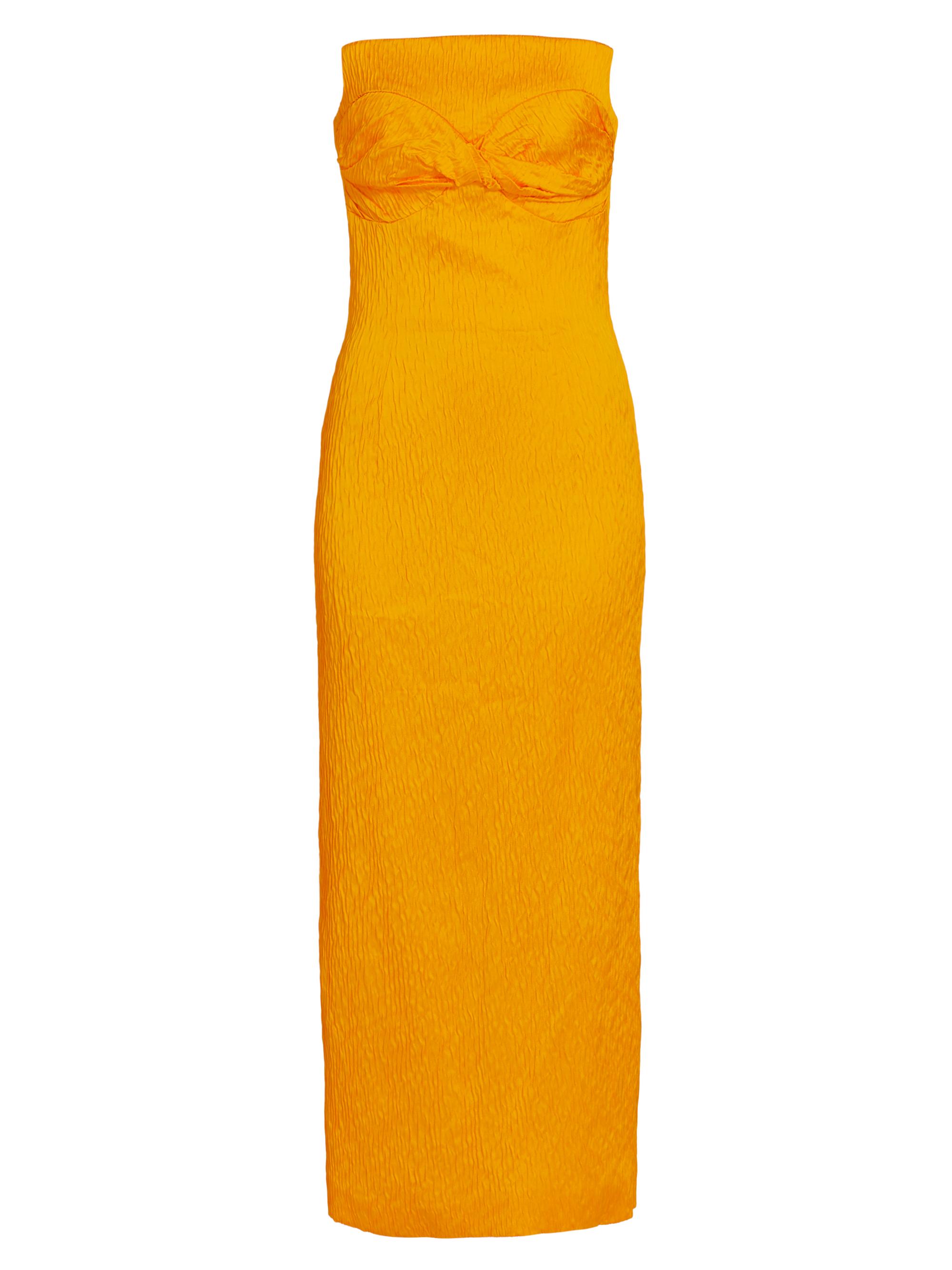 TOVE twist-detail short-sleeve dress - Green