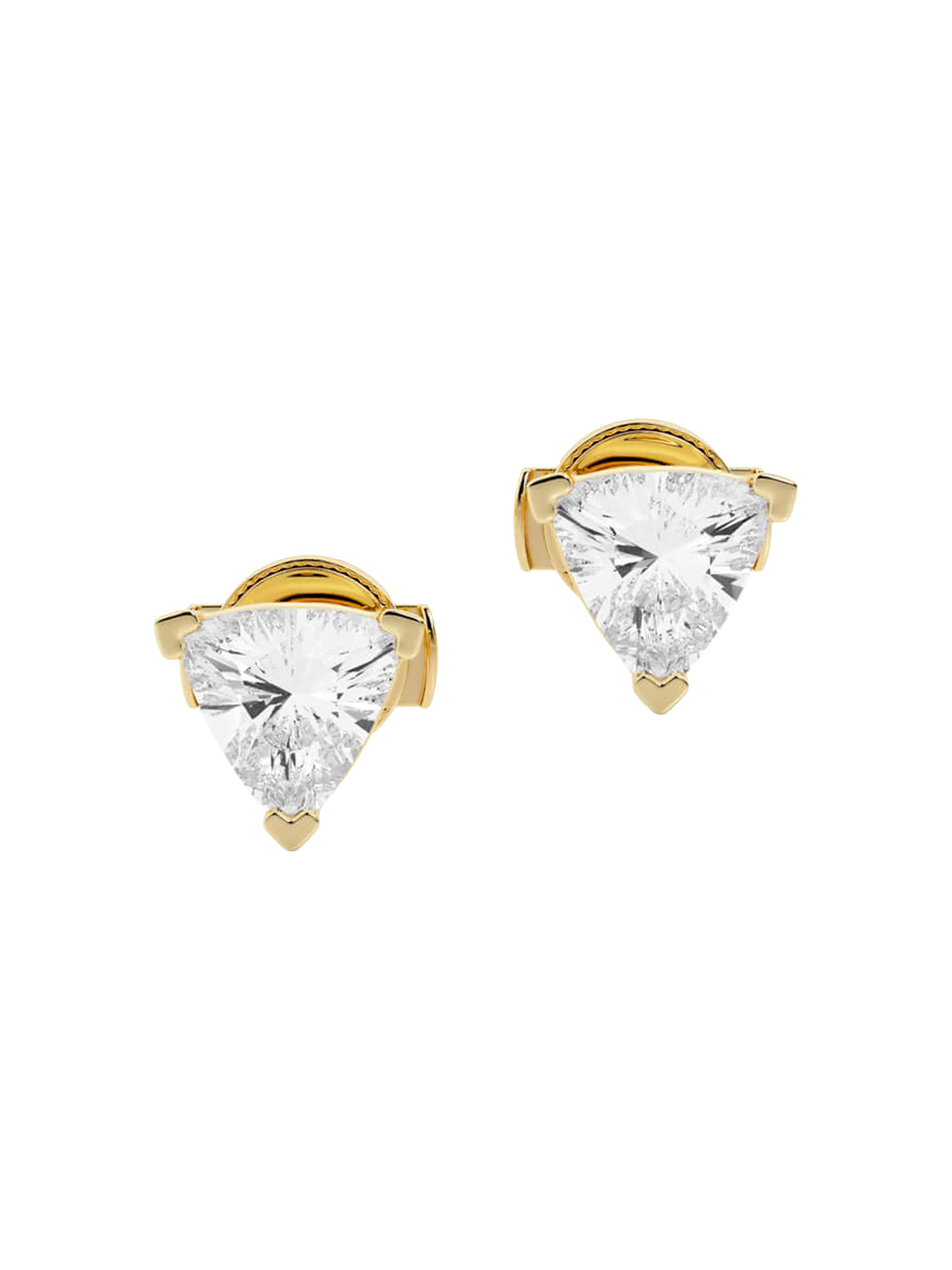 näas Women's Ethereal 14K Yellow Gold & 2 TCW Lab-Grown Diamond Stud Earrings