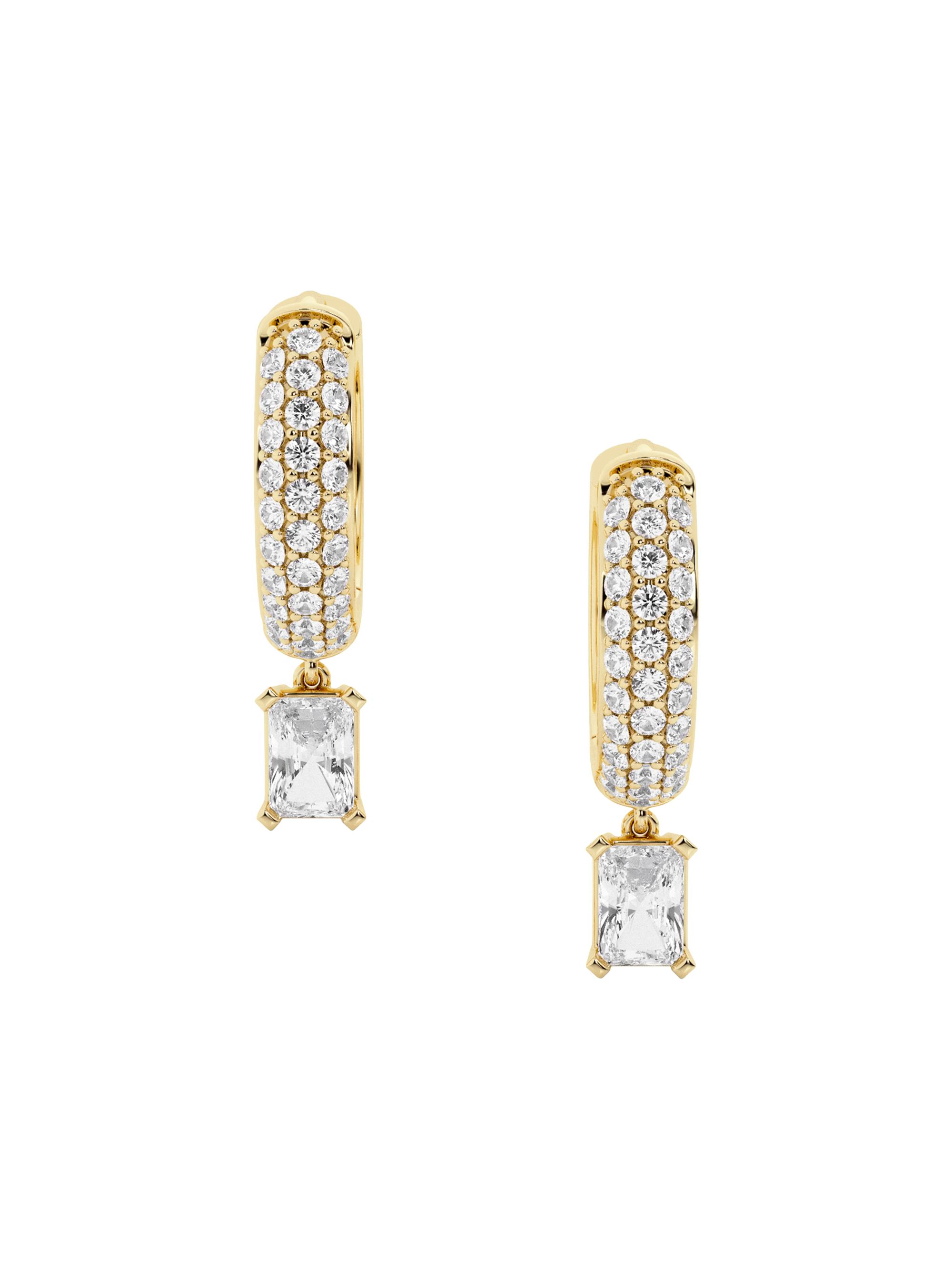 näas Women's Bombë 14K Yellow Gold & 0.61 TCW Lab-Grown Diamond Drop Earrings