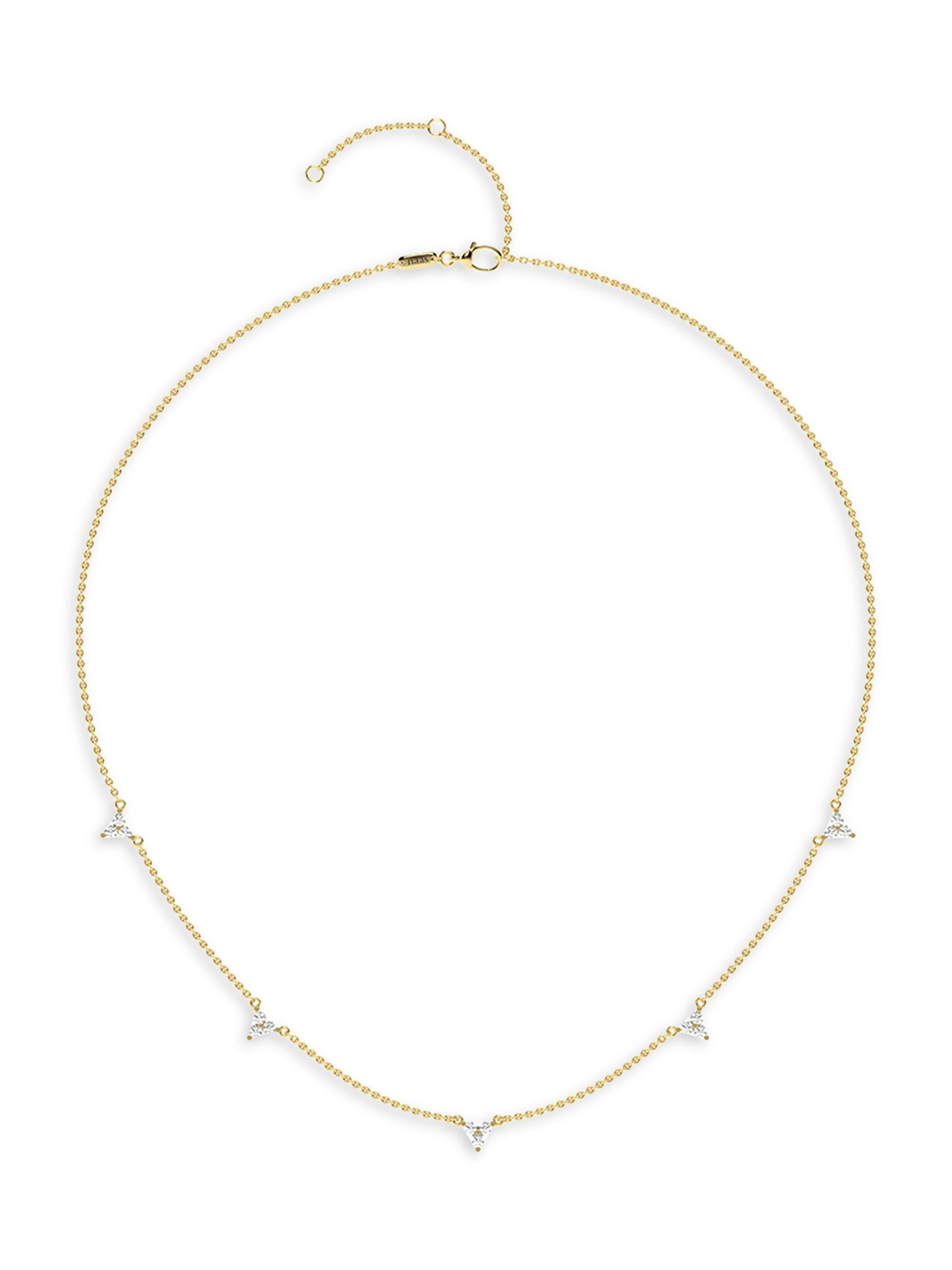 näas Women's Romancing 14K Yellow Gold & 0.51 TCW Lab-Grown Diamond Necklace