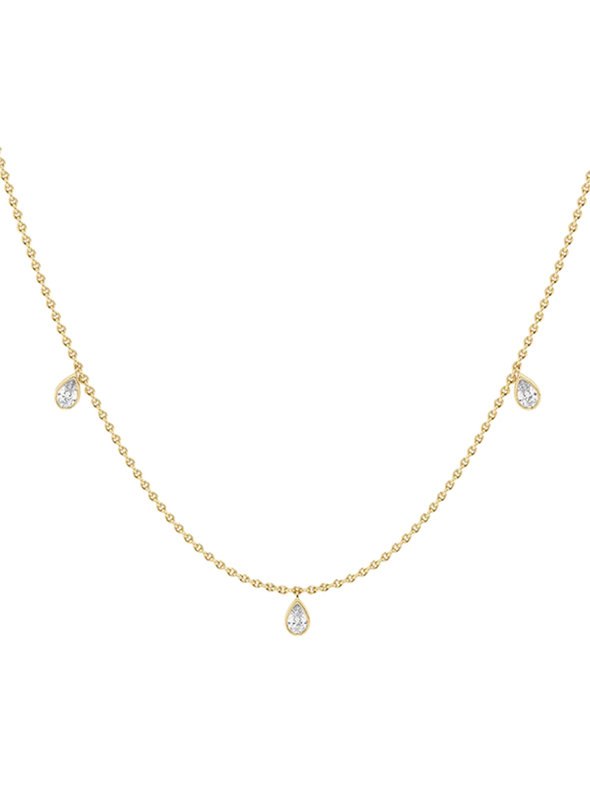 näas Women's Romancing 14K Yellow Gold & 0.63 TCW Lab-Grown Diamond Charm Necklace