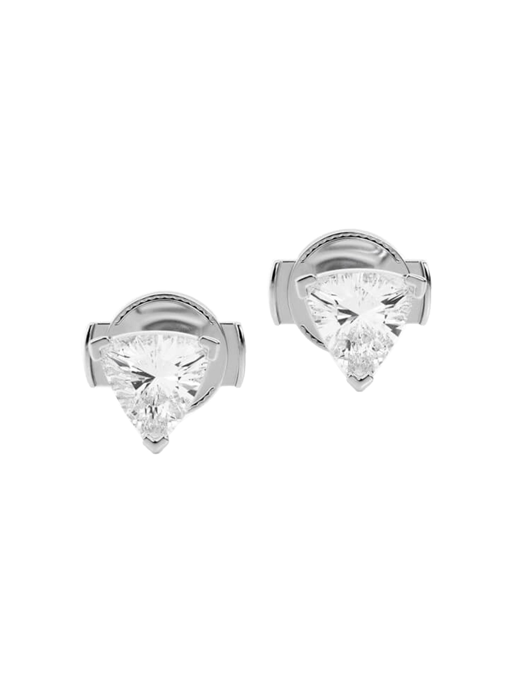 näas Women's 14K White Gold & 1 TCW Lab-Grown Diamonds Stud Earrings