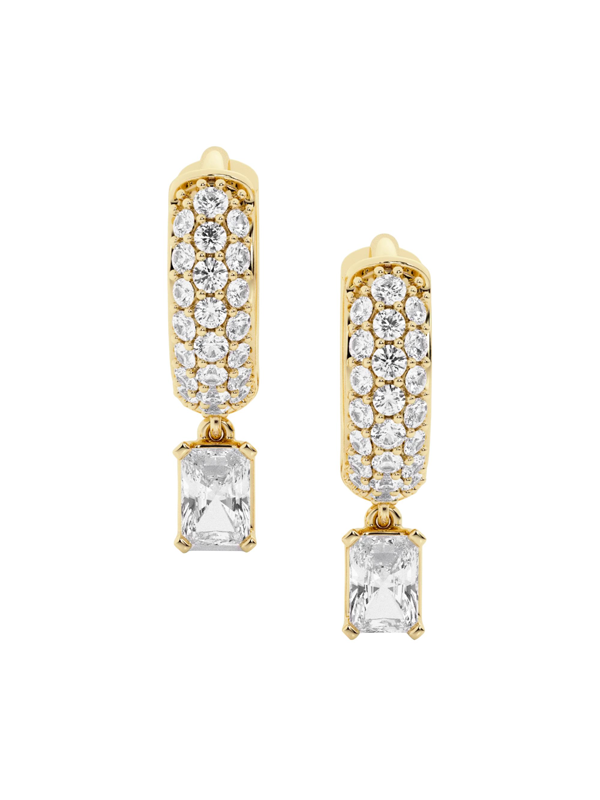 näas Women's Bombë 14K Yellow Gold & 0.47 TCW Lab-Grown Diamond Drop Earrings