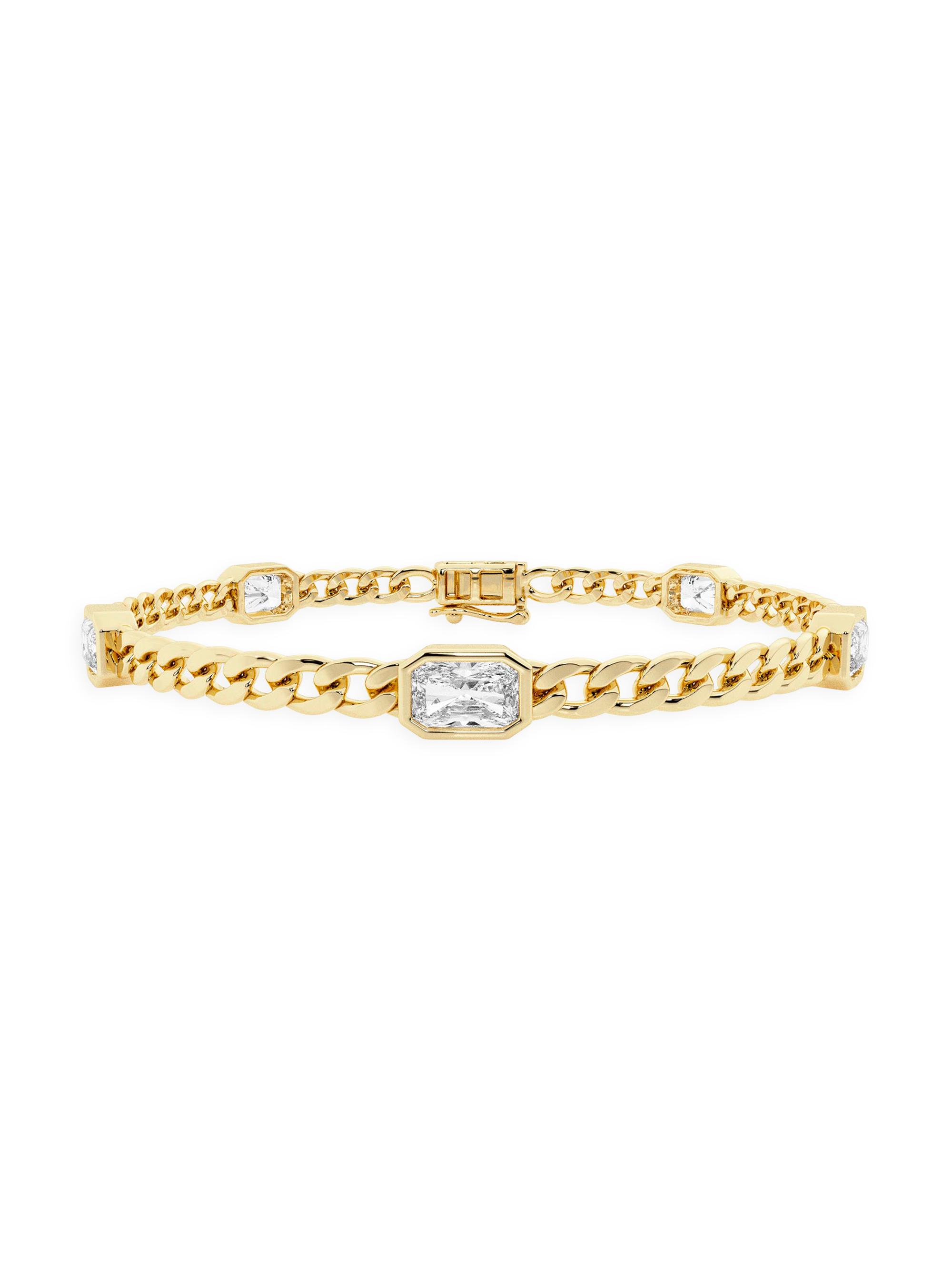 näas Women's Defining 14K Yellow Gold & 3 TCW Lab-Grown Diamond Bracelet
