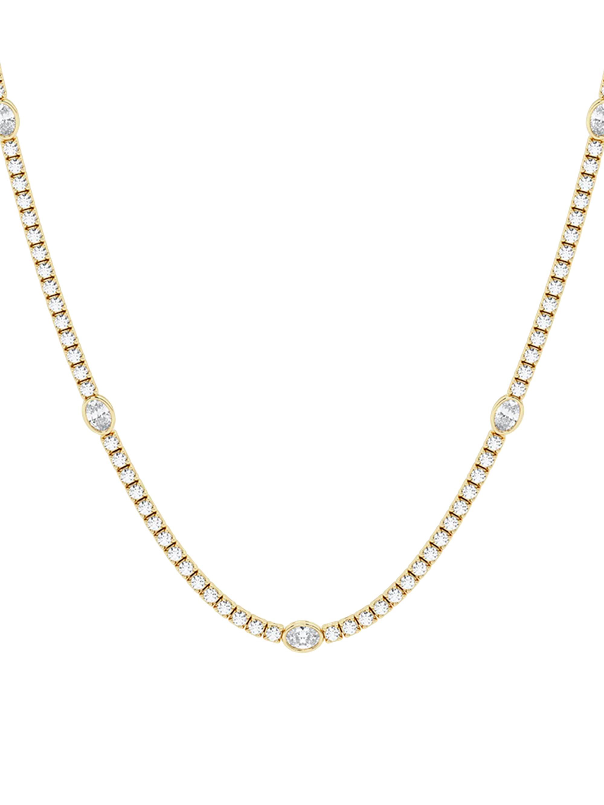 näas Women's Empowering 14K Yellow Gold & 8.6 TCW Lab-Grown Diamond Necklace