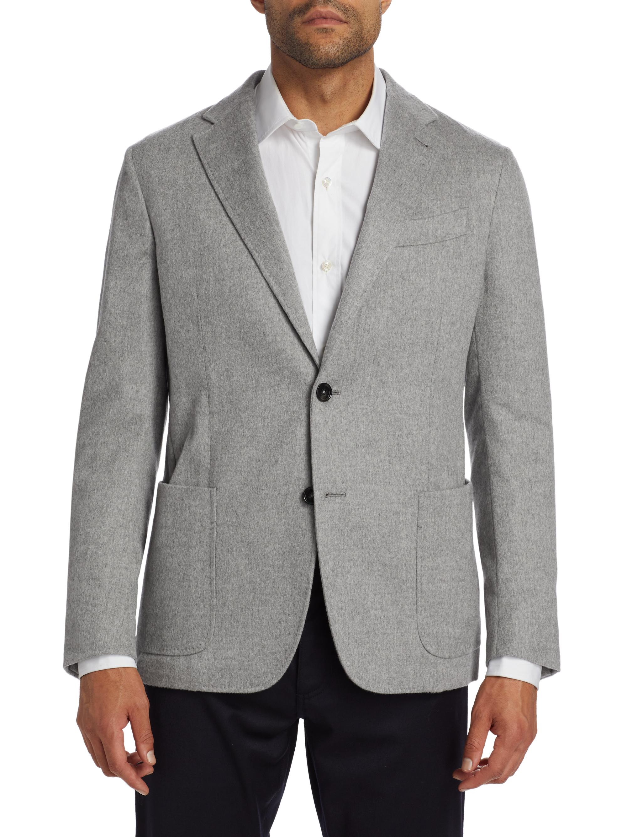 Zegna Oasi single-breasted cashmere suit - Blue