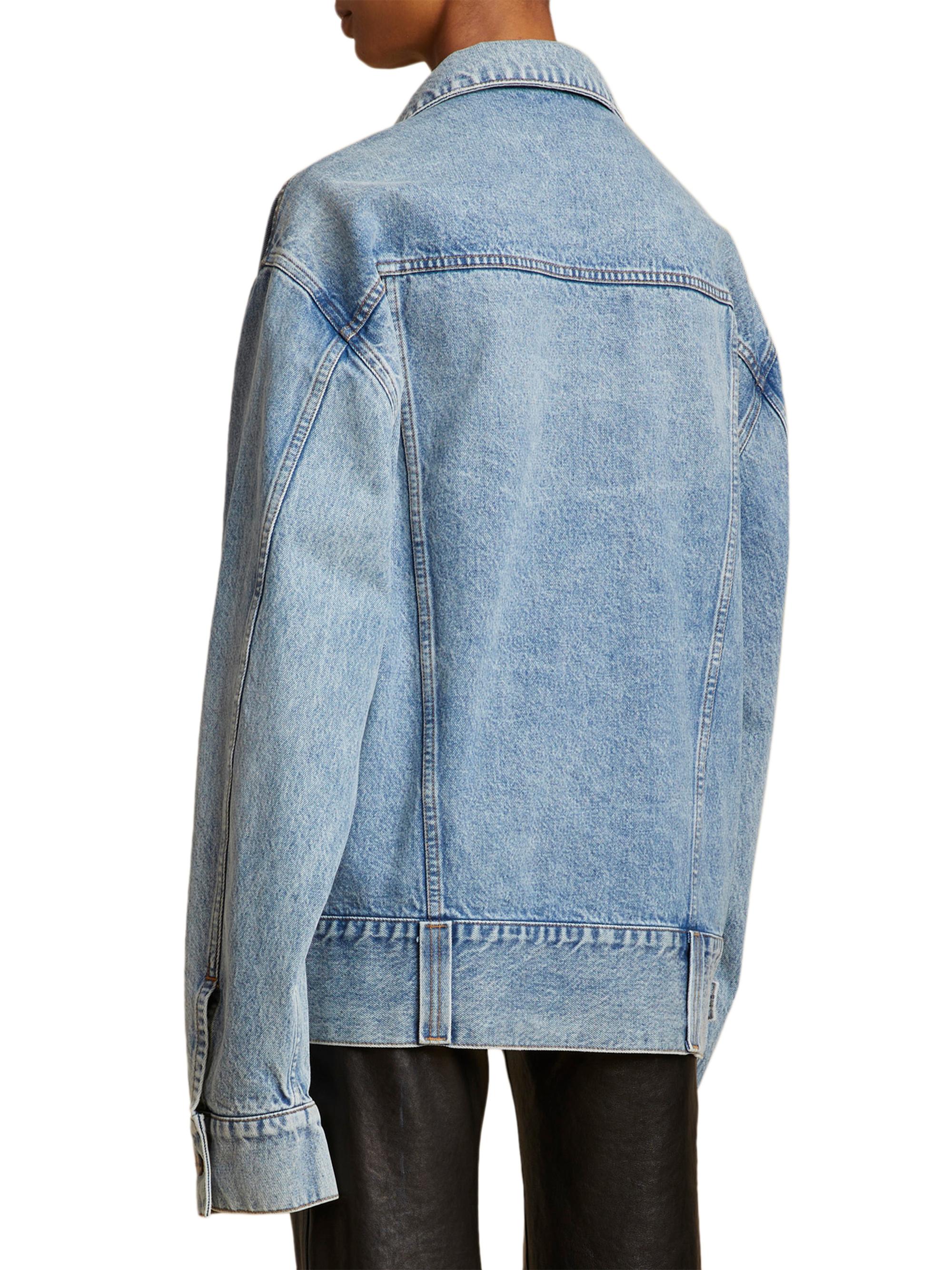 Khaite Grizzo Denim Jacket | Saks Fifth Avenue