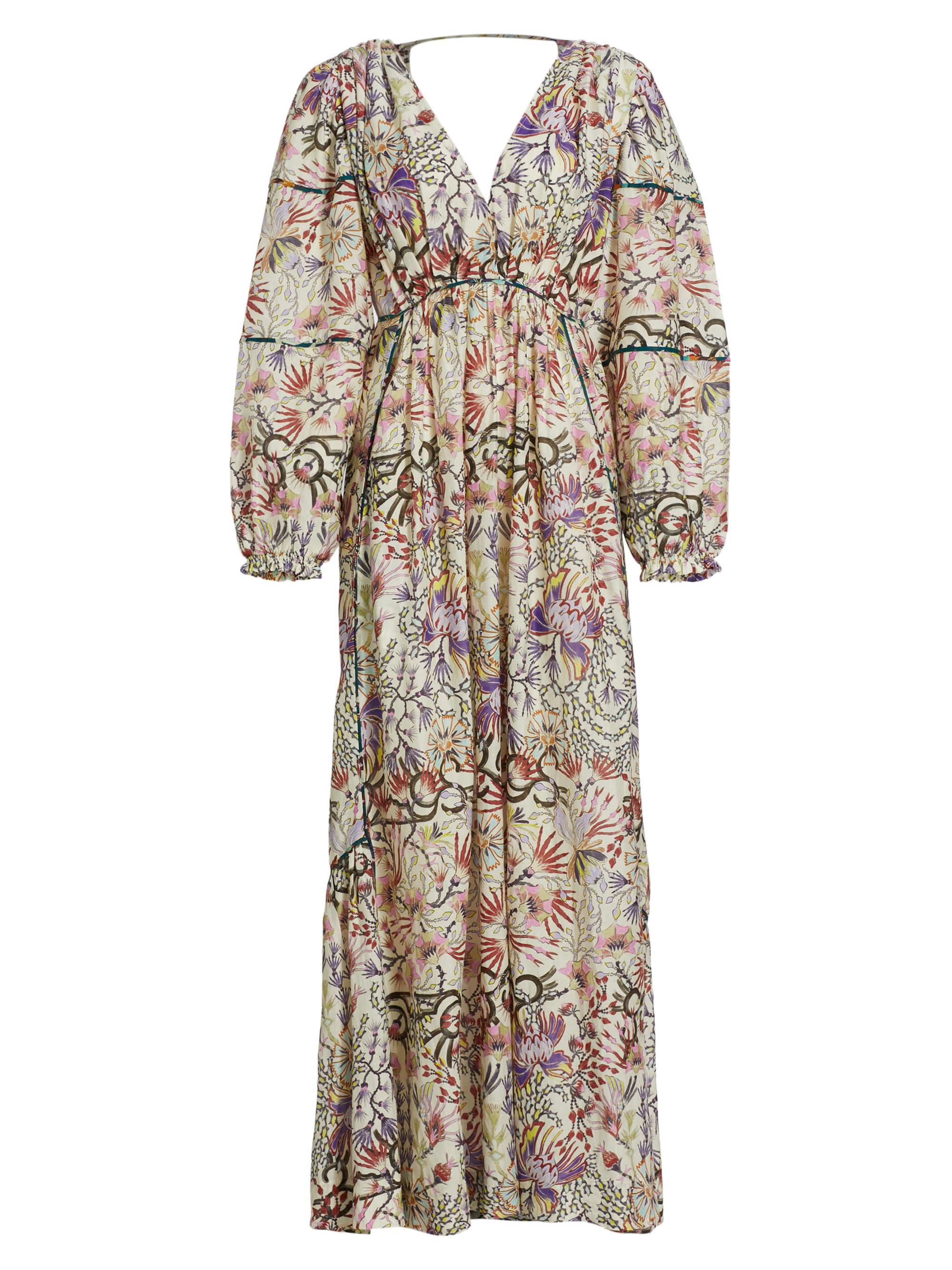 Maria Cher Women's Humahuaca Zoel Maxi Dress - Pink Purple Print