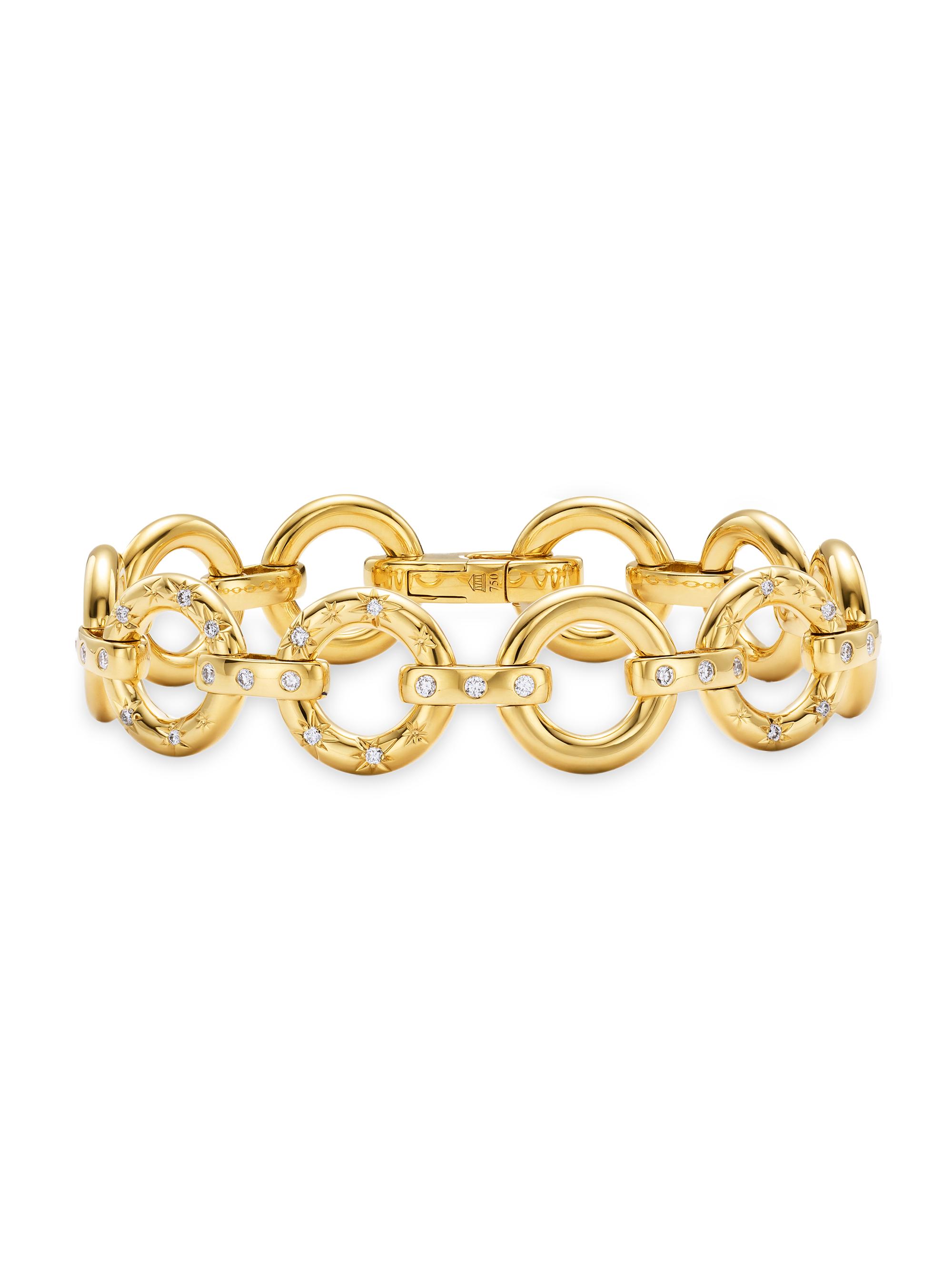 Temple St. Clair Women's Celestial Jean D'Arc 18K Yellow Gold & 0.81 TCW Diamond  Bracelet - Gold