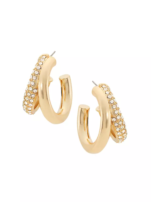 Celine Triomphe Large Brass Earrings (Fashion Jewelry and Watches,Earrings)