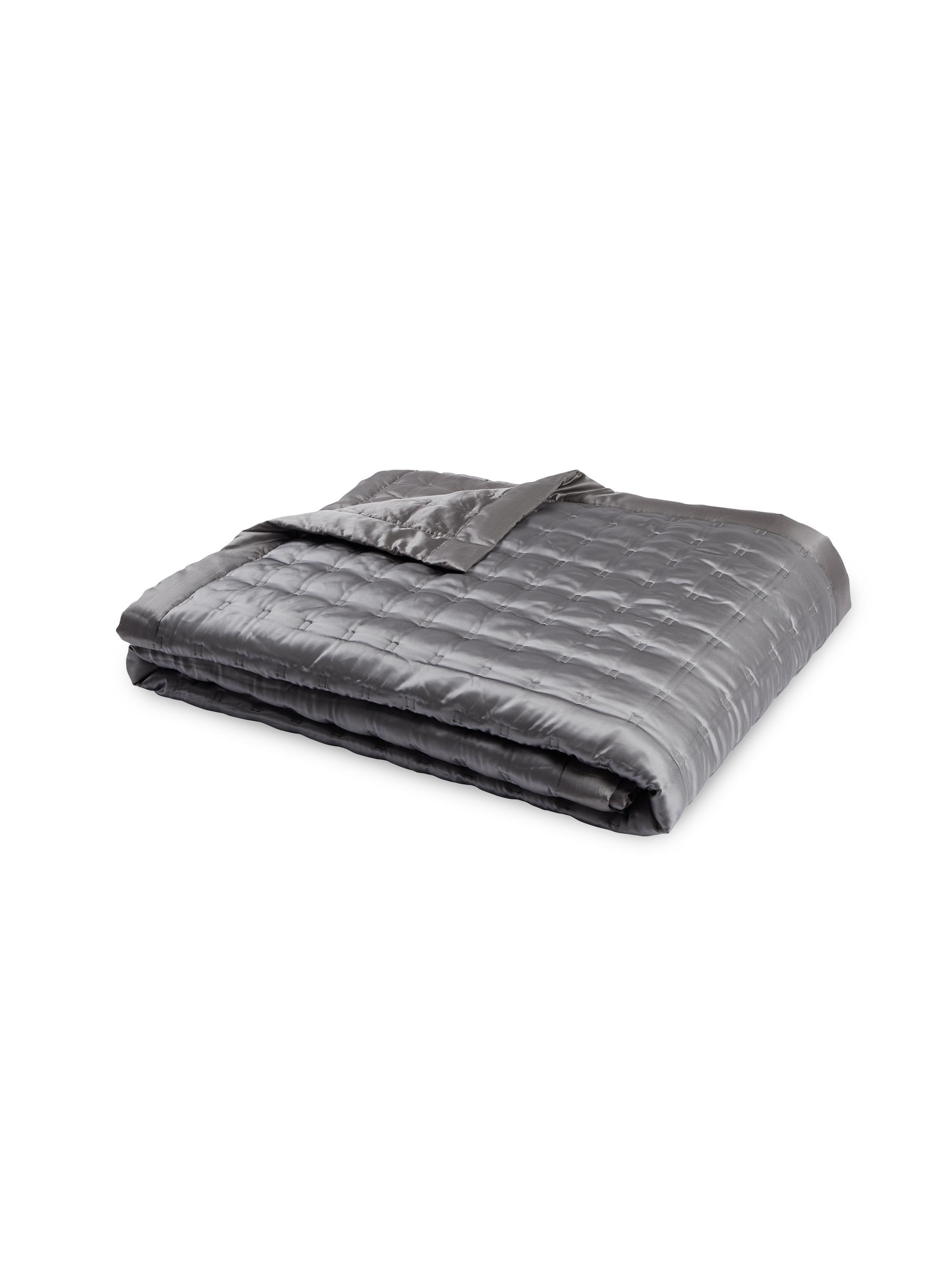 Gingerlily Windsor Silk Coverlet - Teal Queen