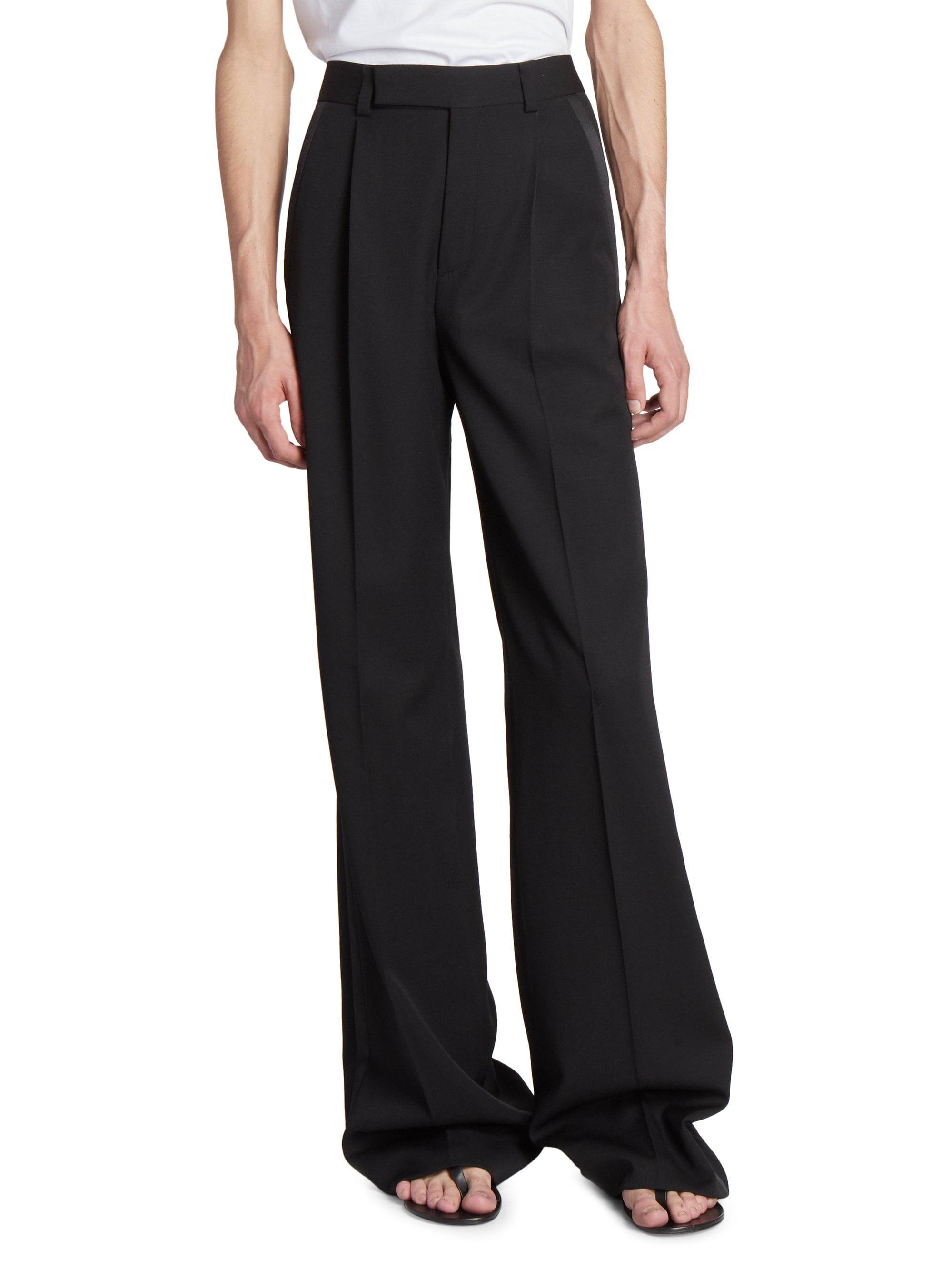 saint laurent ストレートタキシードパンツ　2023SS saint laurent タキシードパンツ2023SS