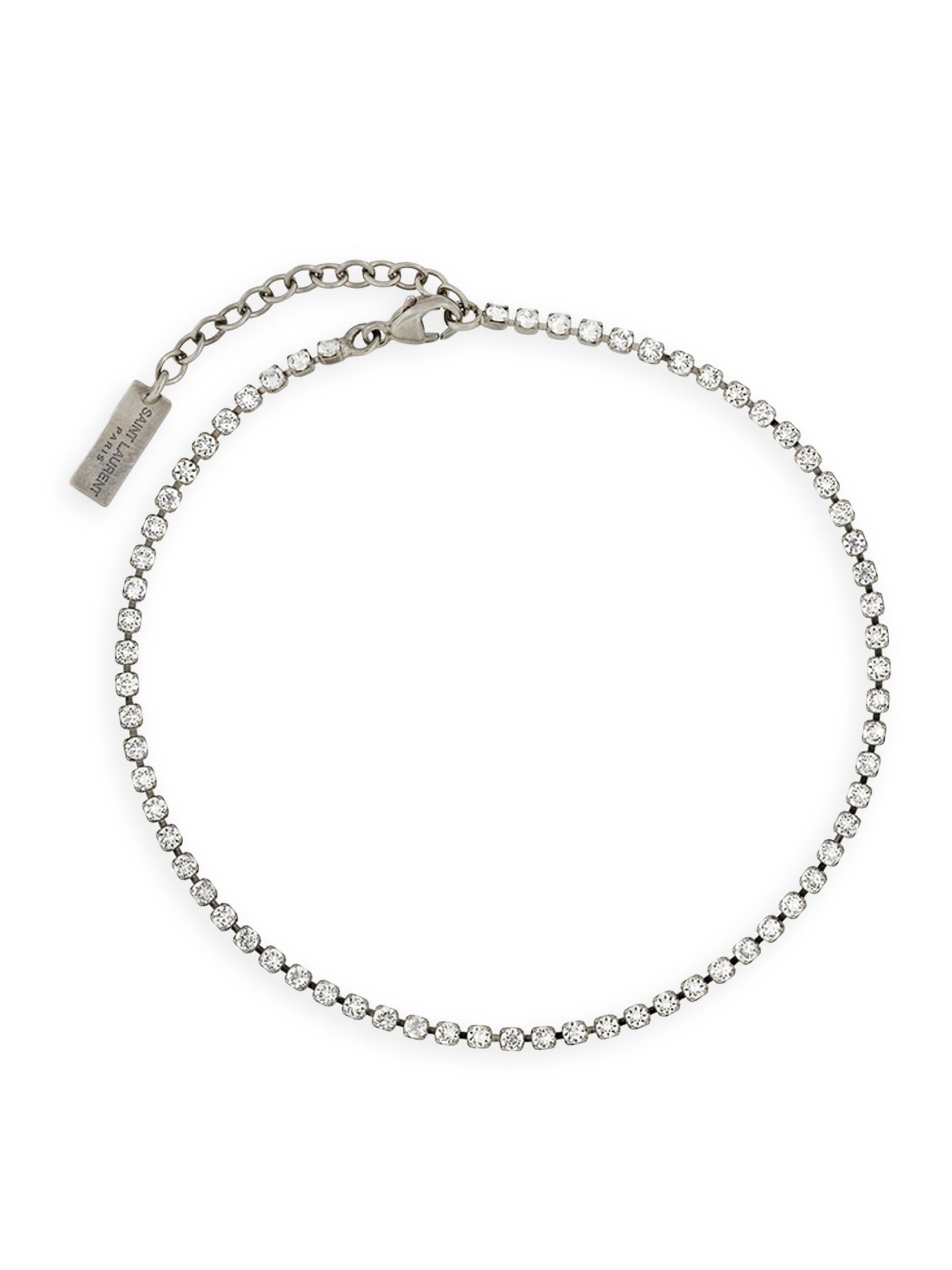 thumbnail image 2 of Hammered Oval Link Anklet In Real 14K White Gold – Lobster Closure, All Sizes Available, Free Shipping 2 of 3