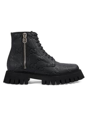 Gucci Black GG Boots