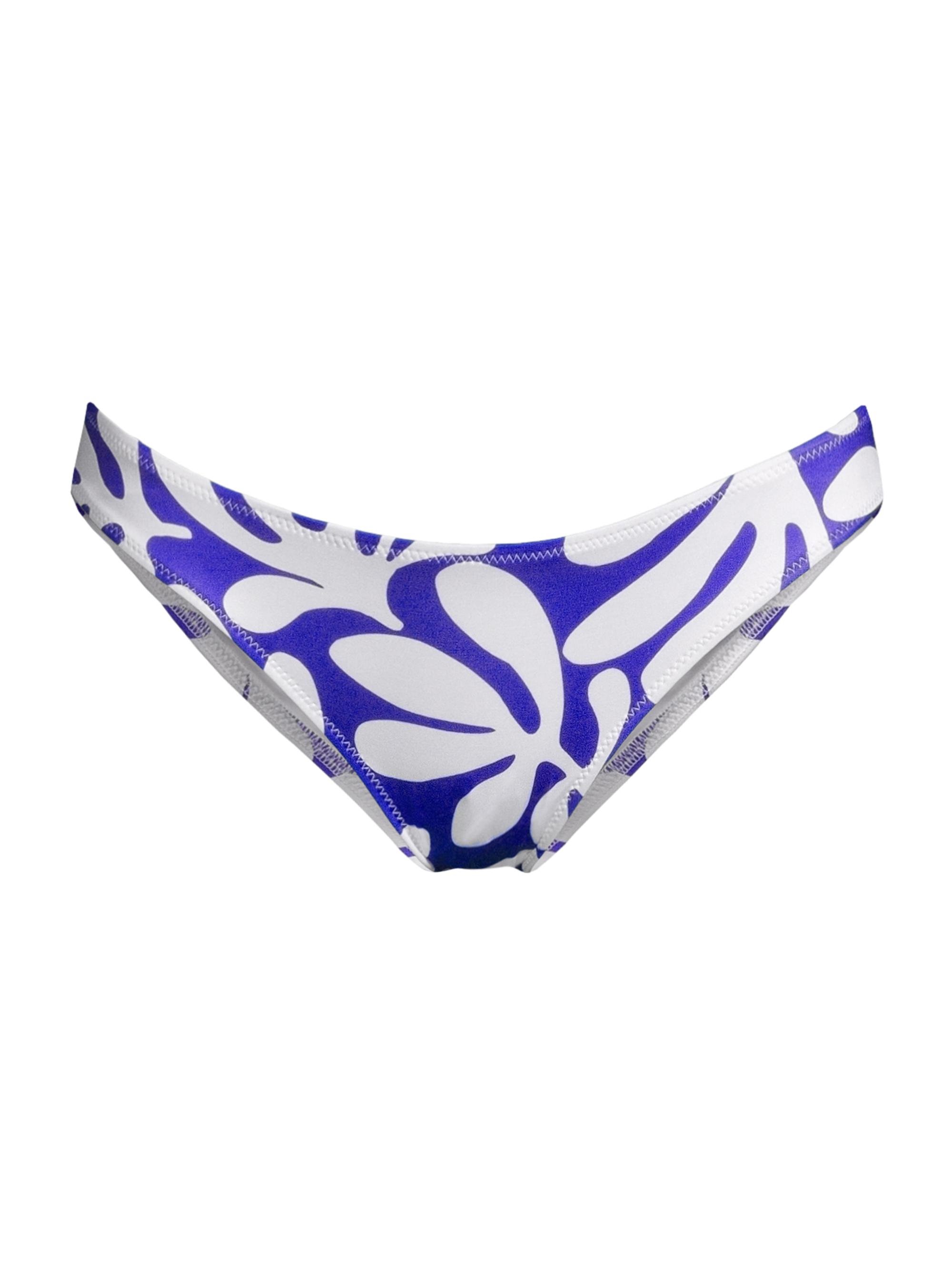 Solid & Striped Women's The Eva Leaf Bikini Bottoms - Azure Marshmallow