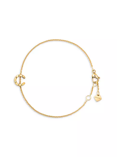 Chanel Coco Bracelet - Quilted Motif, 18K Yellow Gold - Color: Jaune