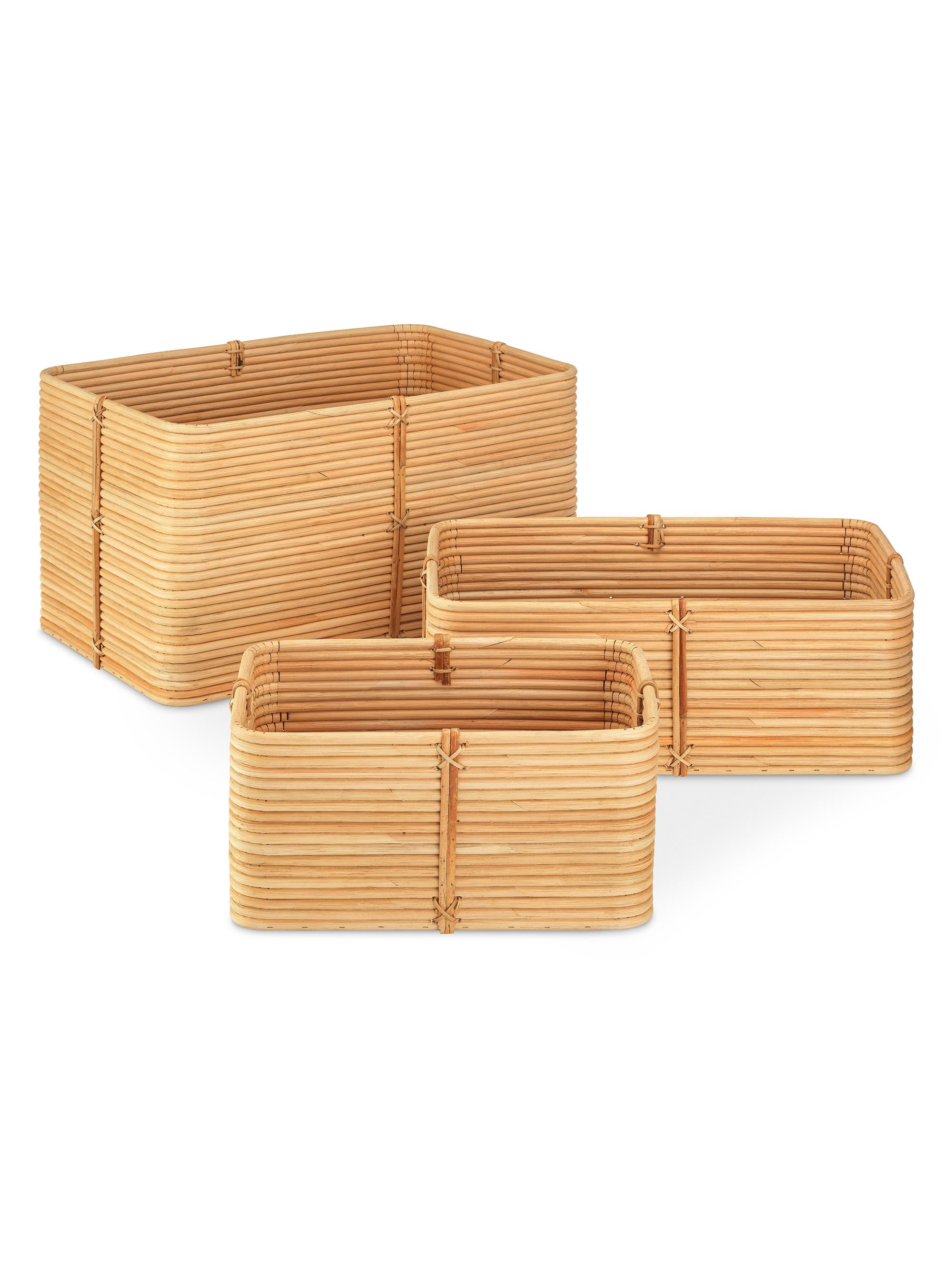 Neat Method Reeded Rattan Bin | Saks Fifth Avenue