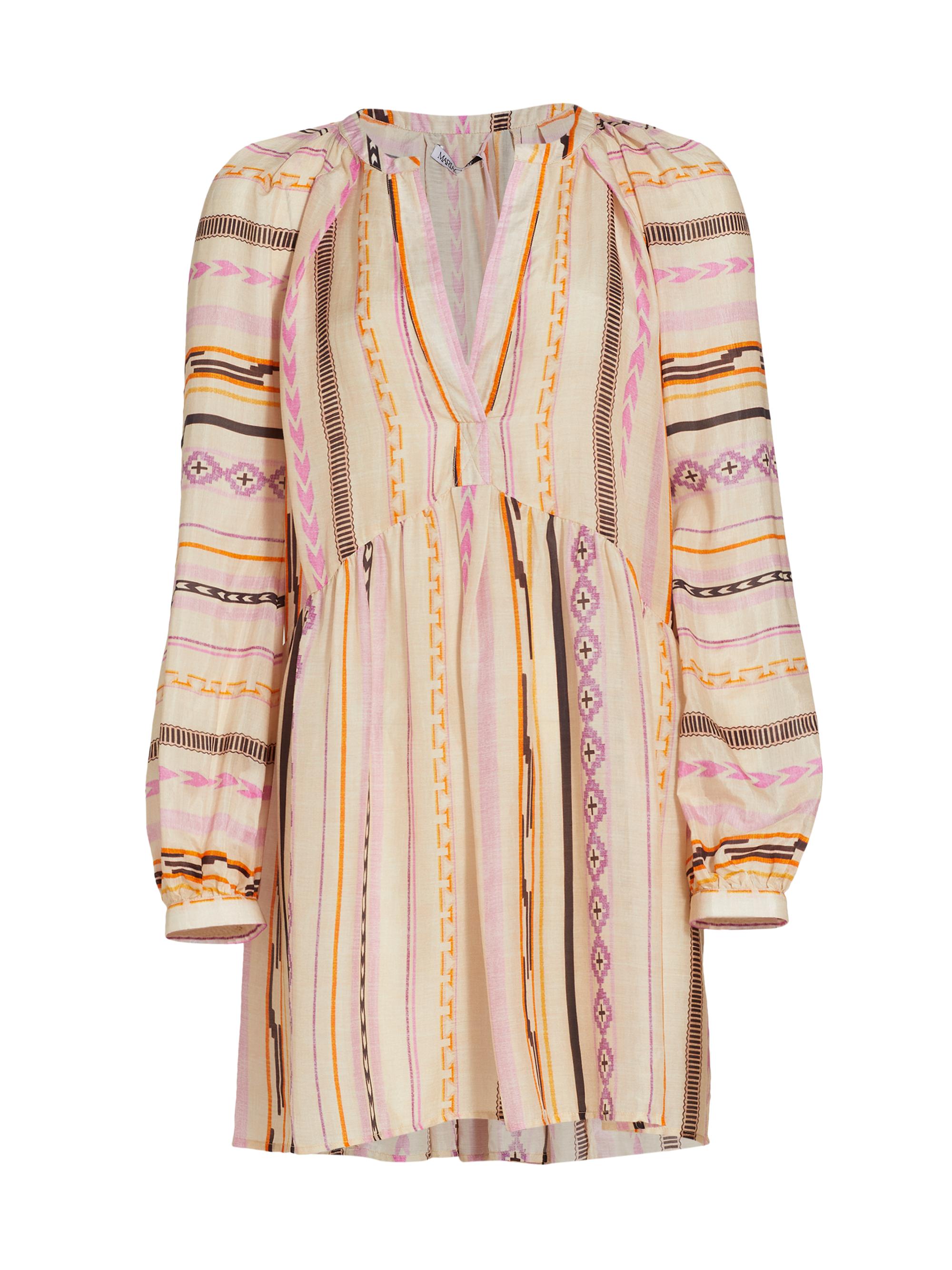 Maria Cher Women's Chascomus Leana Striped Voile Minidress - Cream Print