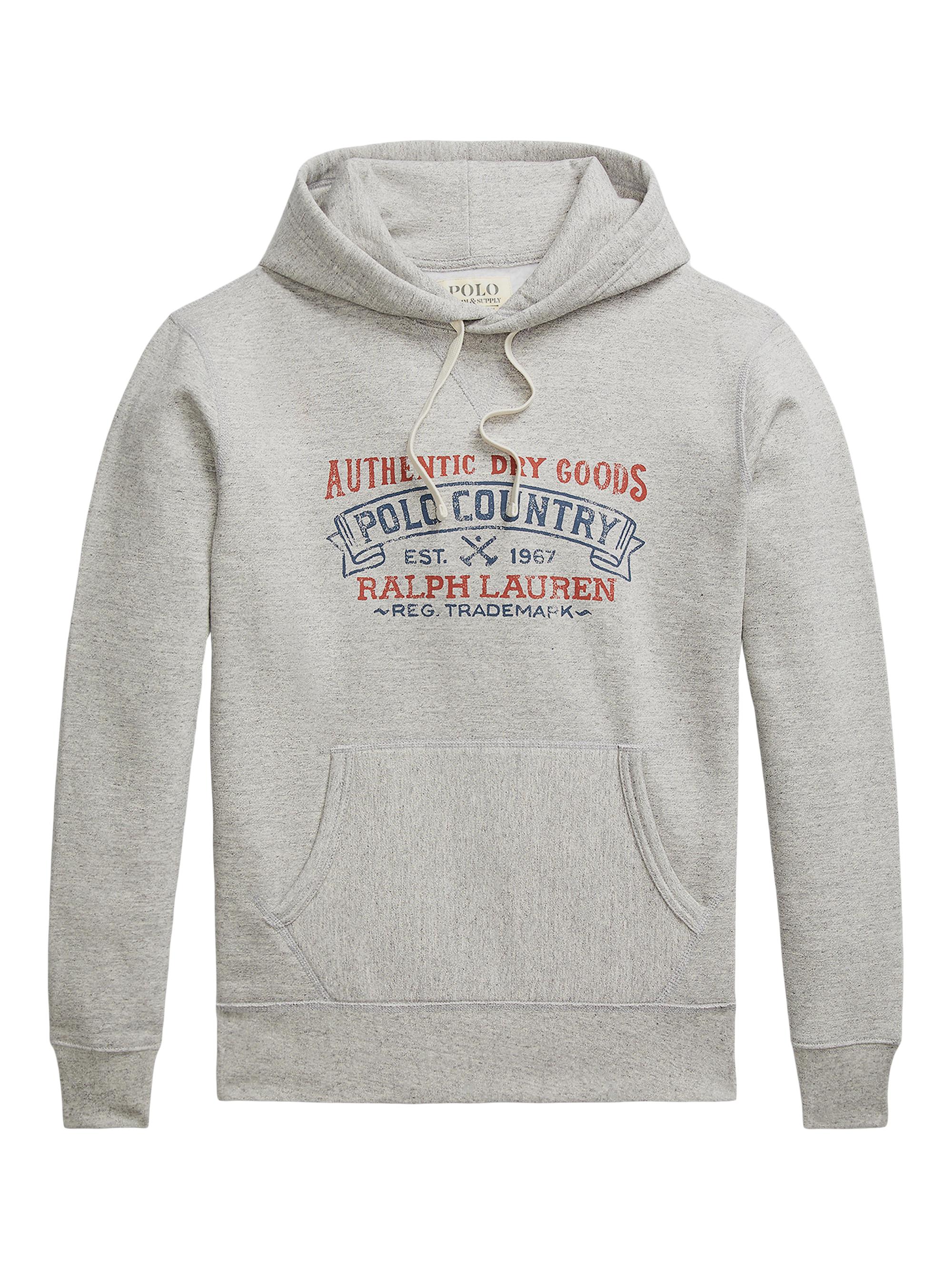 Printed Logo Cotton Hooded Sweatshirt