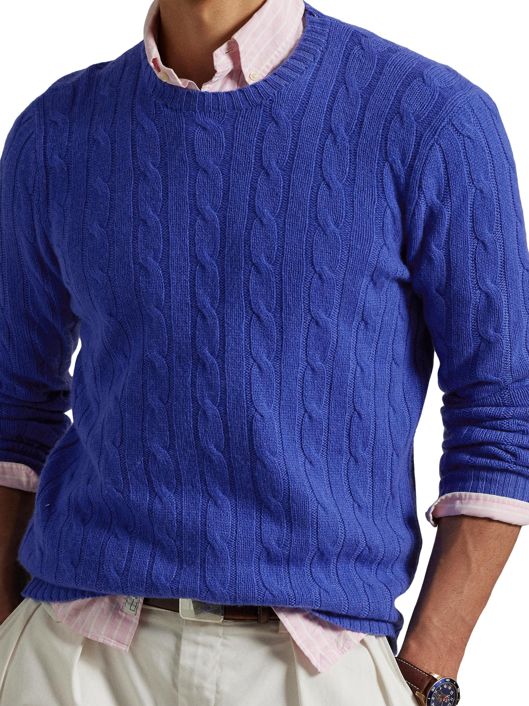 Polo Ralph Lauren Cashmere Cable-Knit Sweater | Saks Fifth Avenue