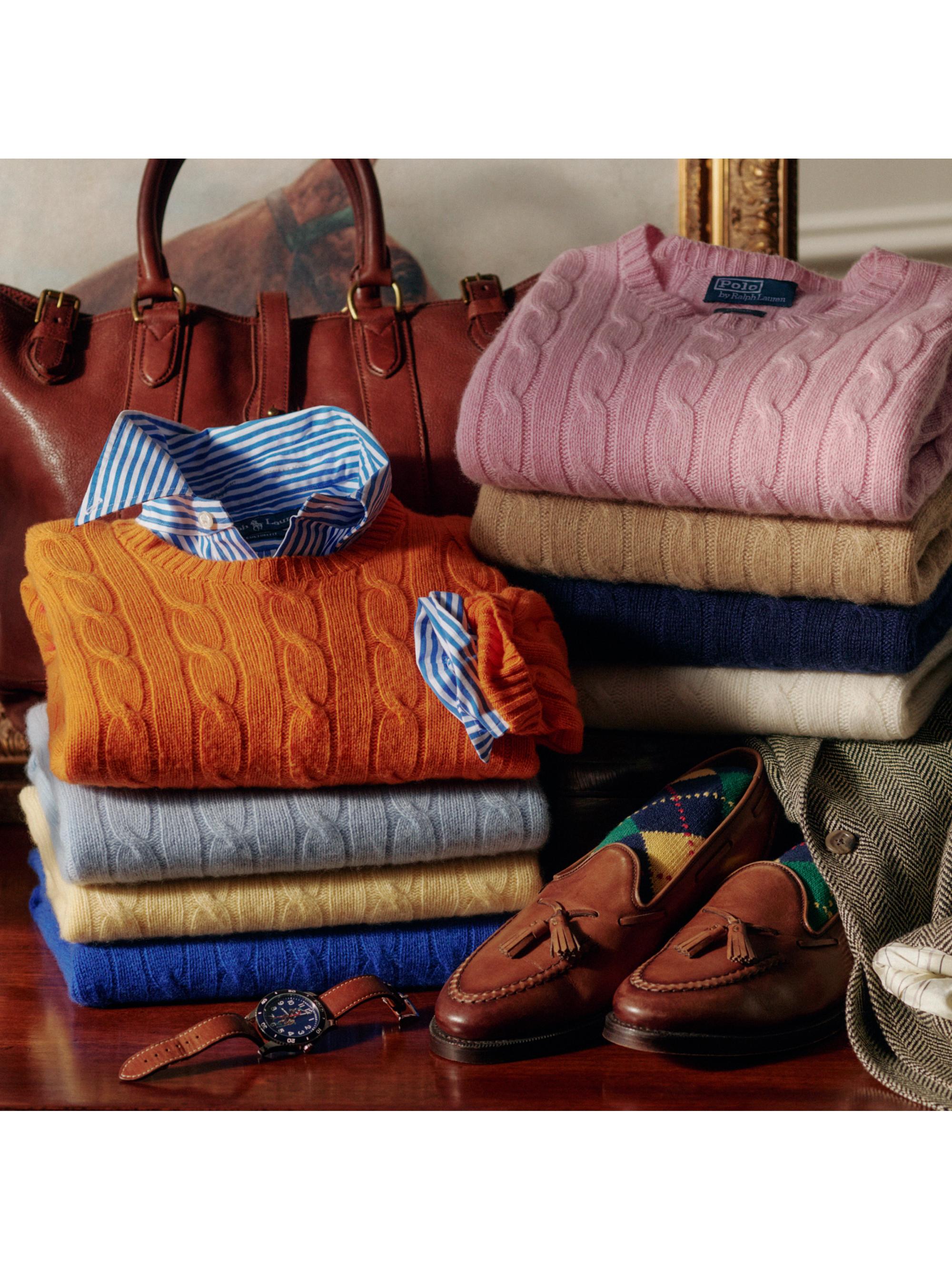 Polo Ralph Lauren Cashmere Cable-Knit Sweater | Saks Fifth Avenue