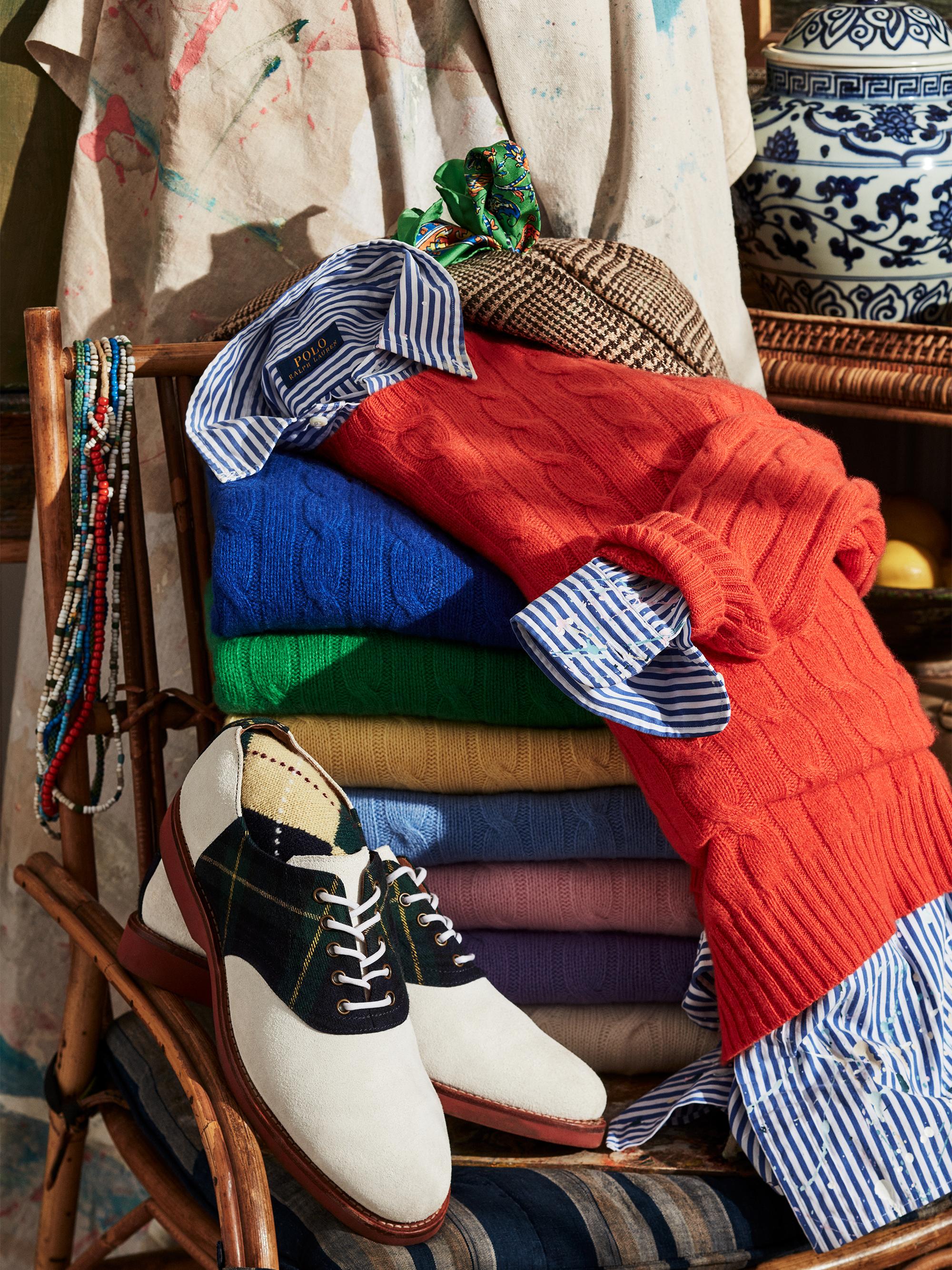 Polo Ralph Lauren Cashmere Cable-Knit Sweater | Saks Fifth Avenue