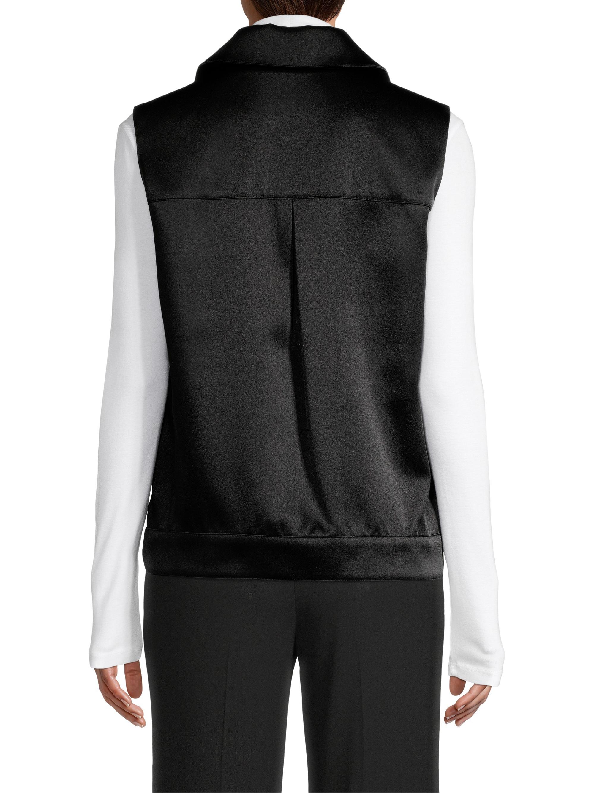 Jane Post Chic Satin Vest | Saks Fifth Avenue