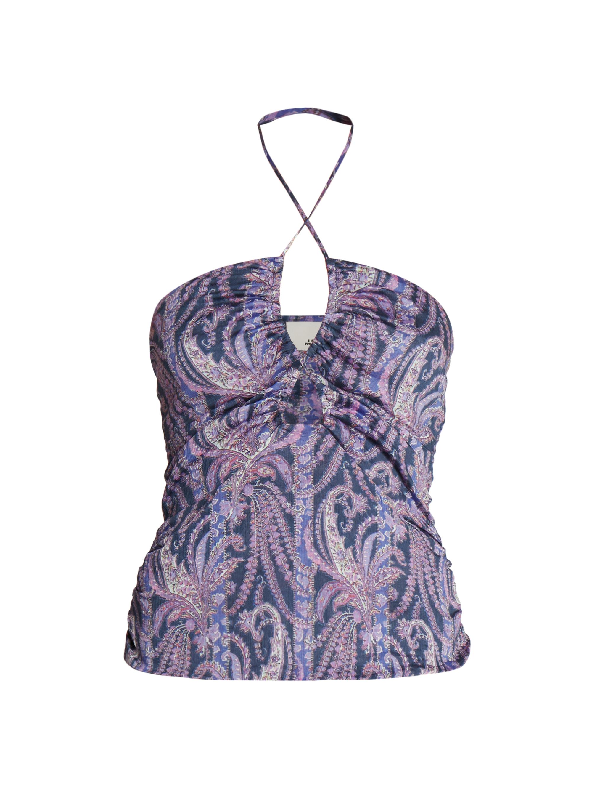 Isabel Marant Women's Becki Halter Top - Faded Night