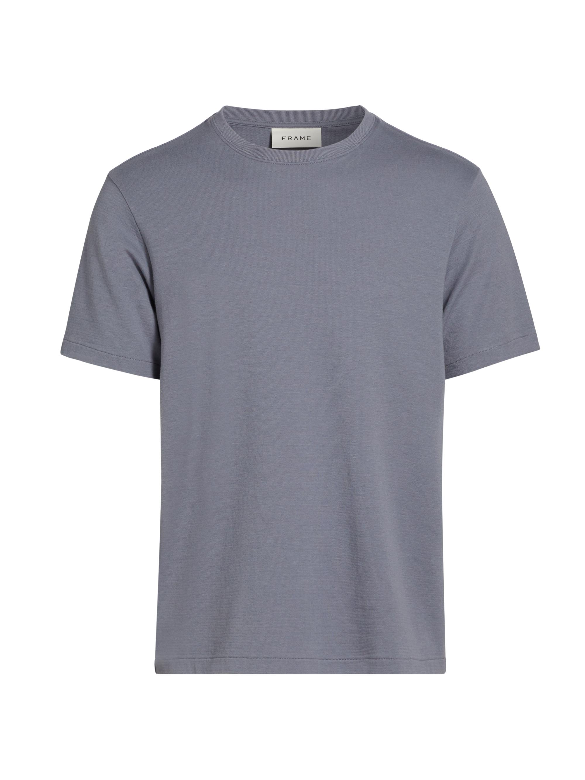 Frame Men's Duo Fold Short-Sleeve T-Shirt - Heather Dark Beige