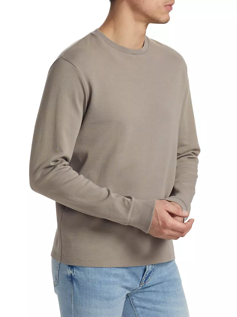 FRAME Duofold Stripe Long Sleeve T-Shirt
