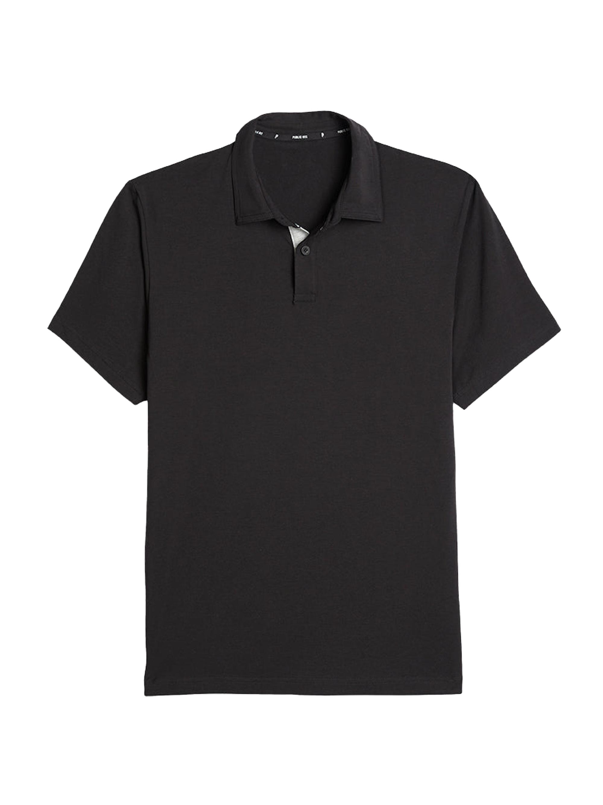 Public Rec Men's Go-To Stretch Polo Shirt - Black