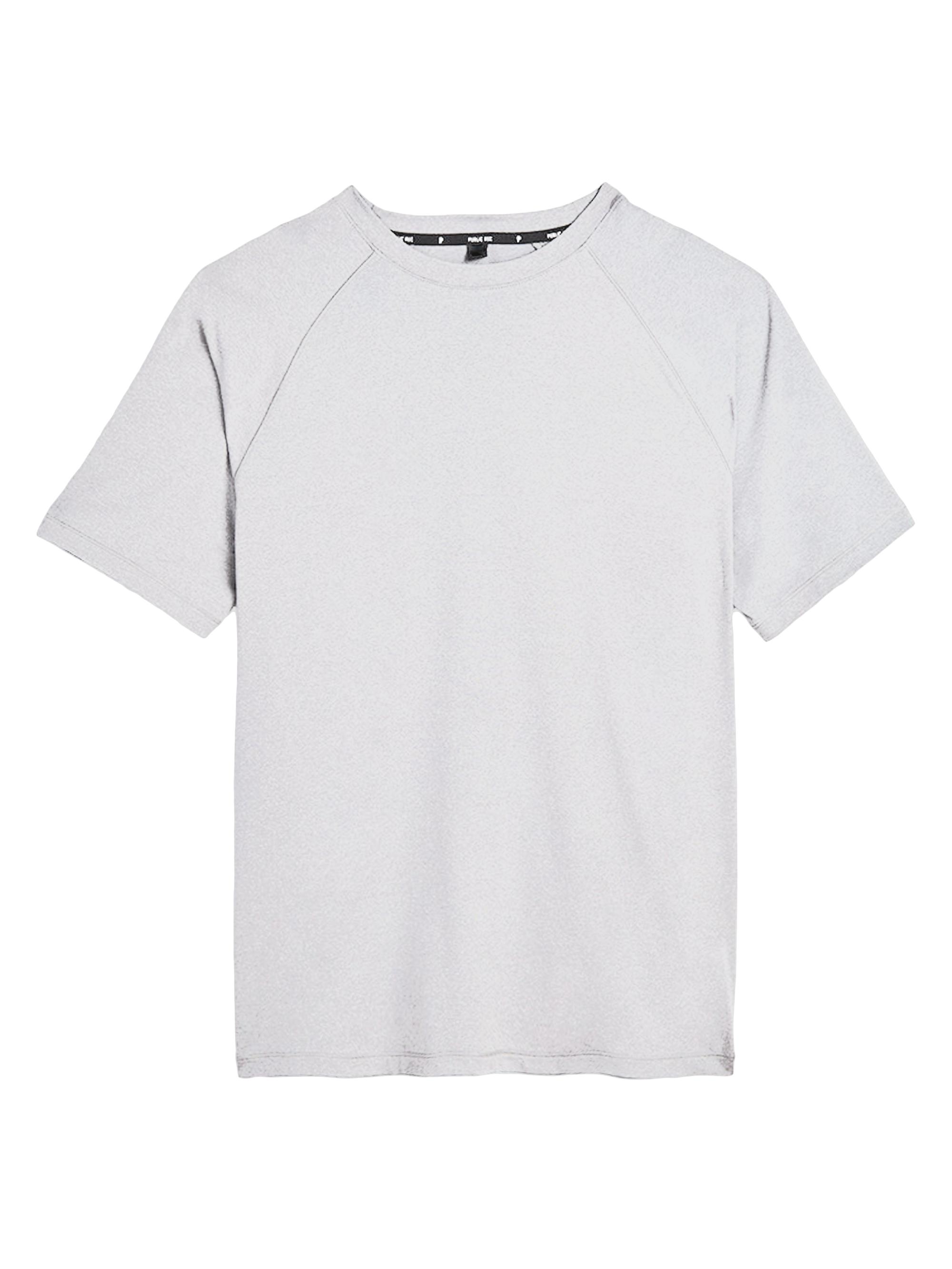 Public Rec Men's Elevate Crewneck Tee - Heather Steel