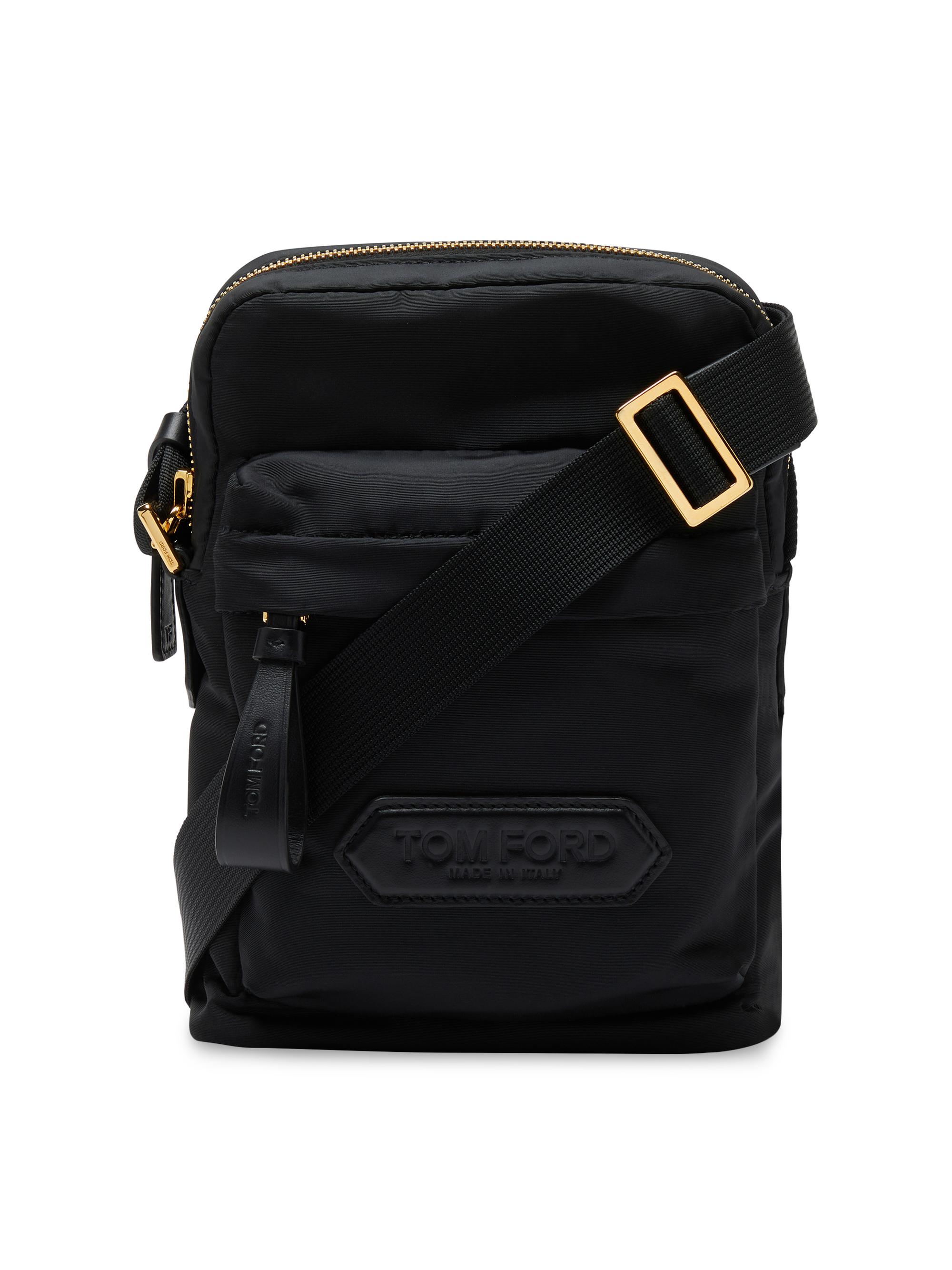 TOM FORD Men's Mini Logo Messenger Bag - Black