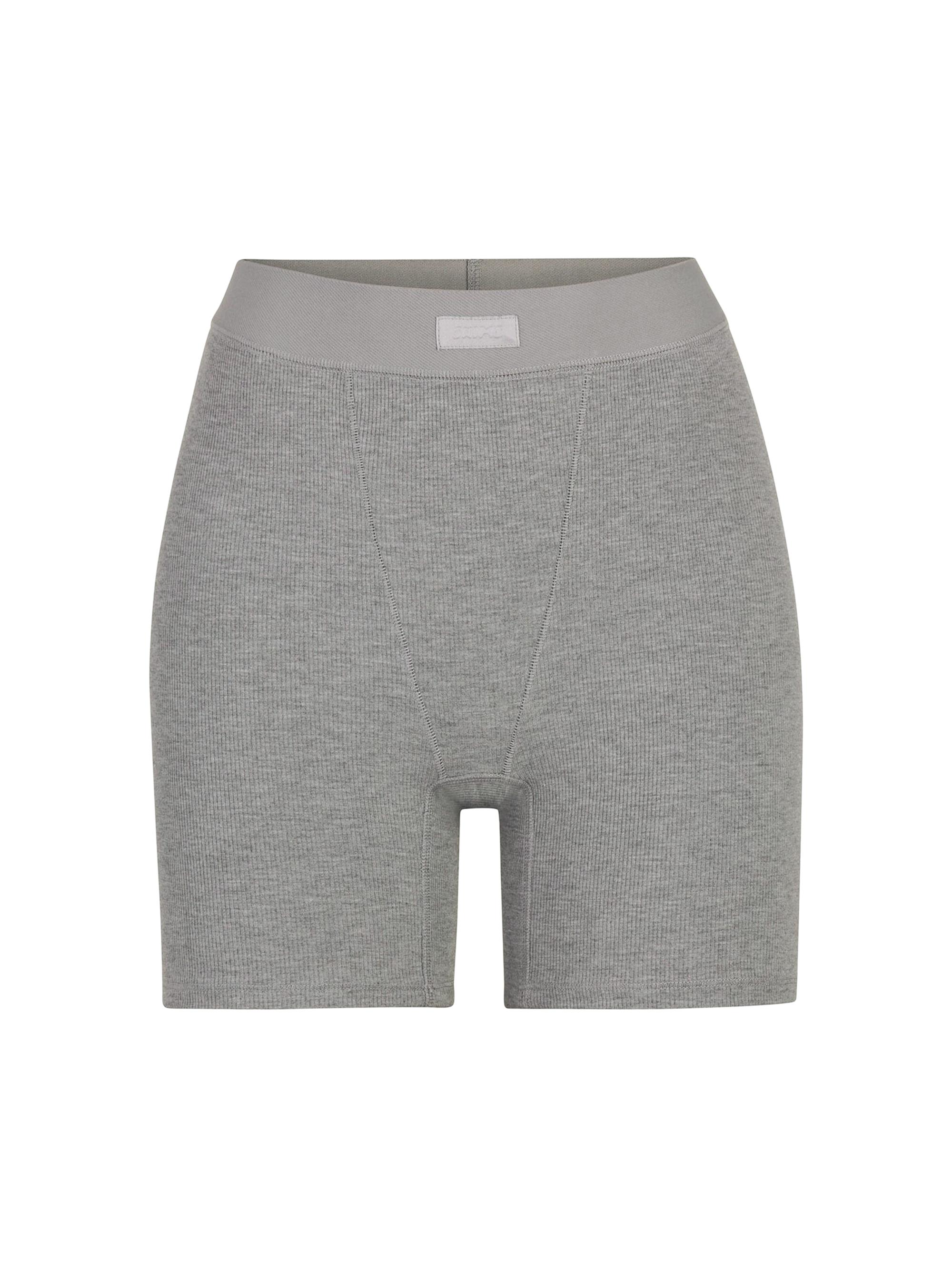 SKIMS Women's Soft Lounge Boxer - Heather Gray