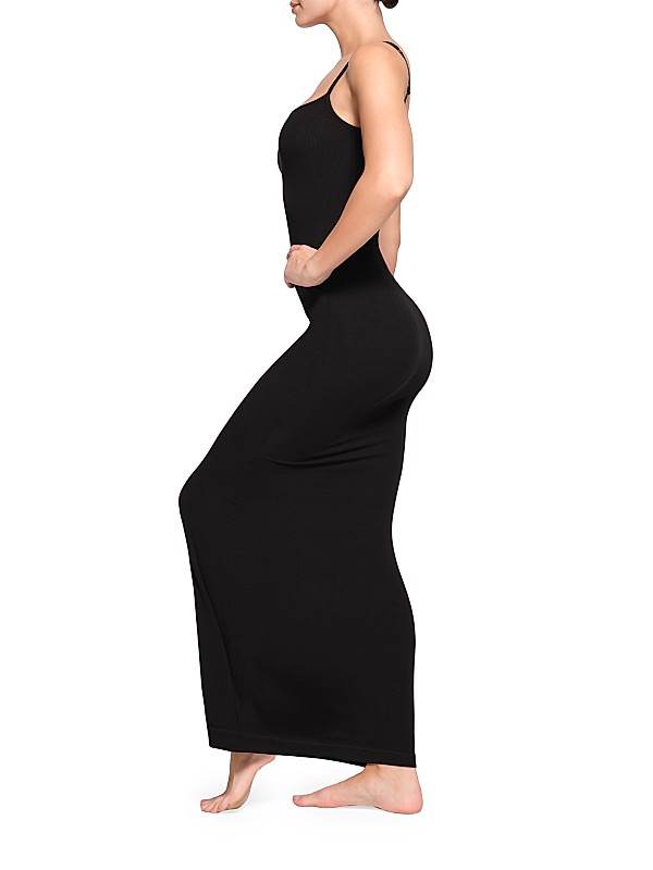 skims long black dress Maxi Slip in All Dressed Up NZ it feels irresistibly soft while sculpting a sleek SKIMS Turtleneck Long Dress |