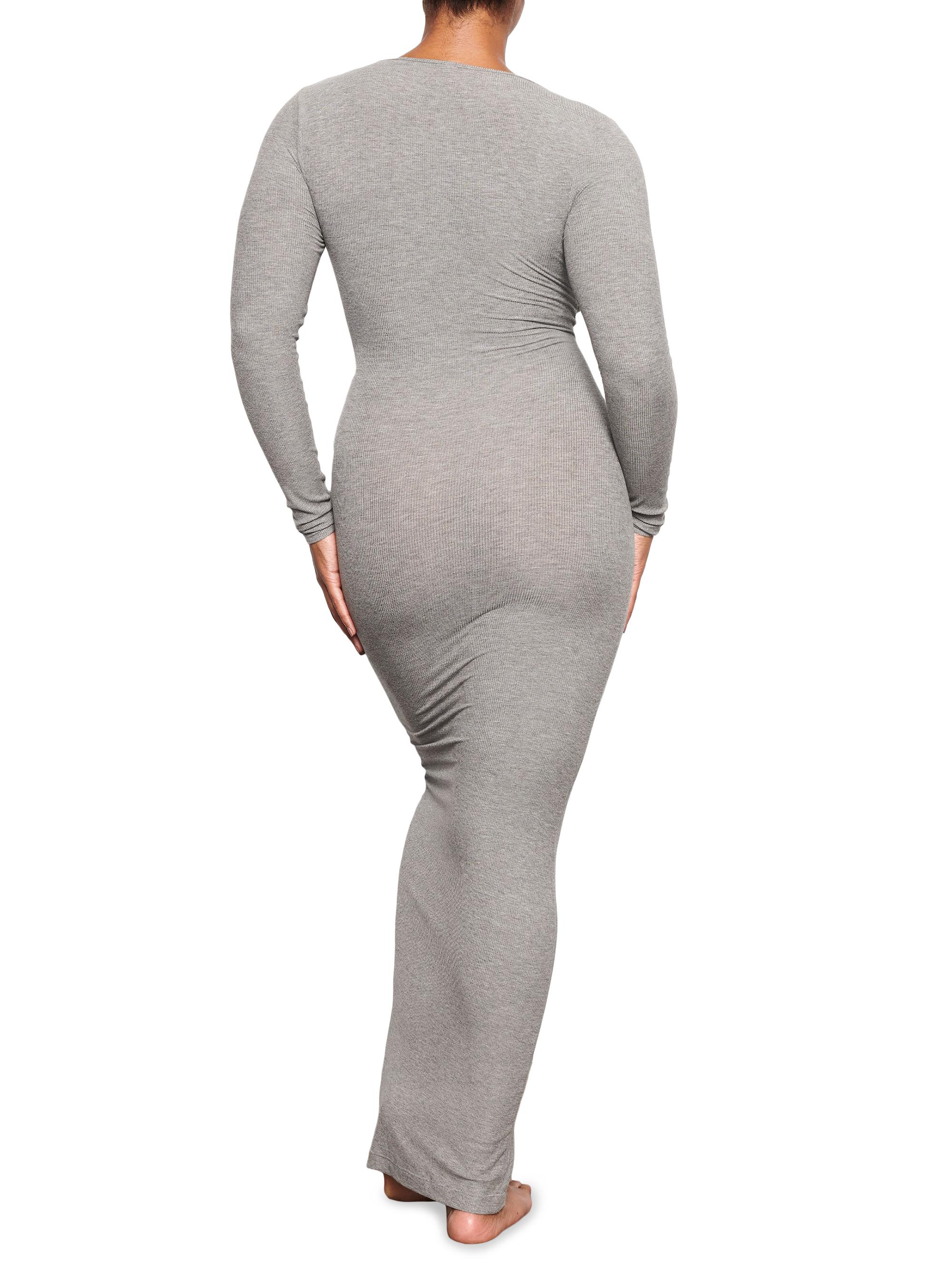 SKIMS Soft Lounge Long-Sleeve Dress | Saks Fifth Avenue