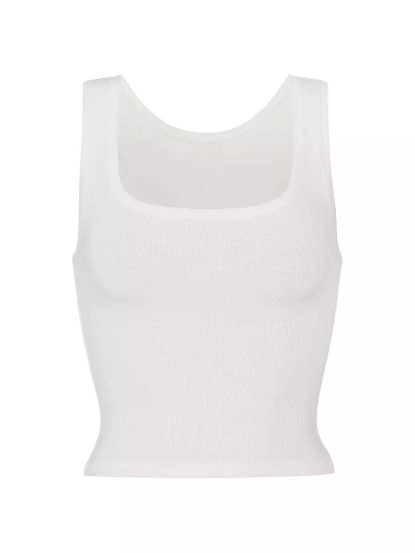 SKIMS 3 Pack Of Cotton Ribbed Tank Tops - ShopStyle