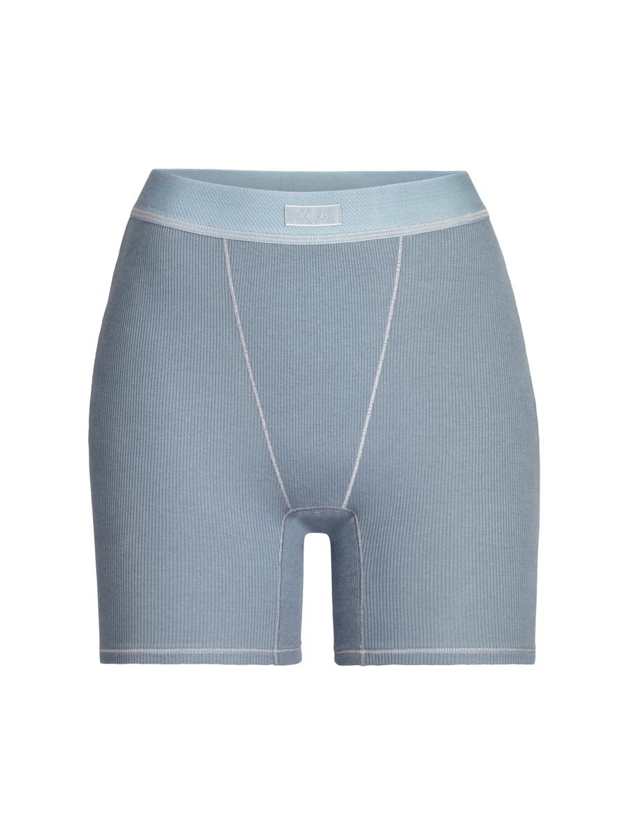 SKIMS Cotton Rib Boxer | Saks Fifth Avenue