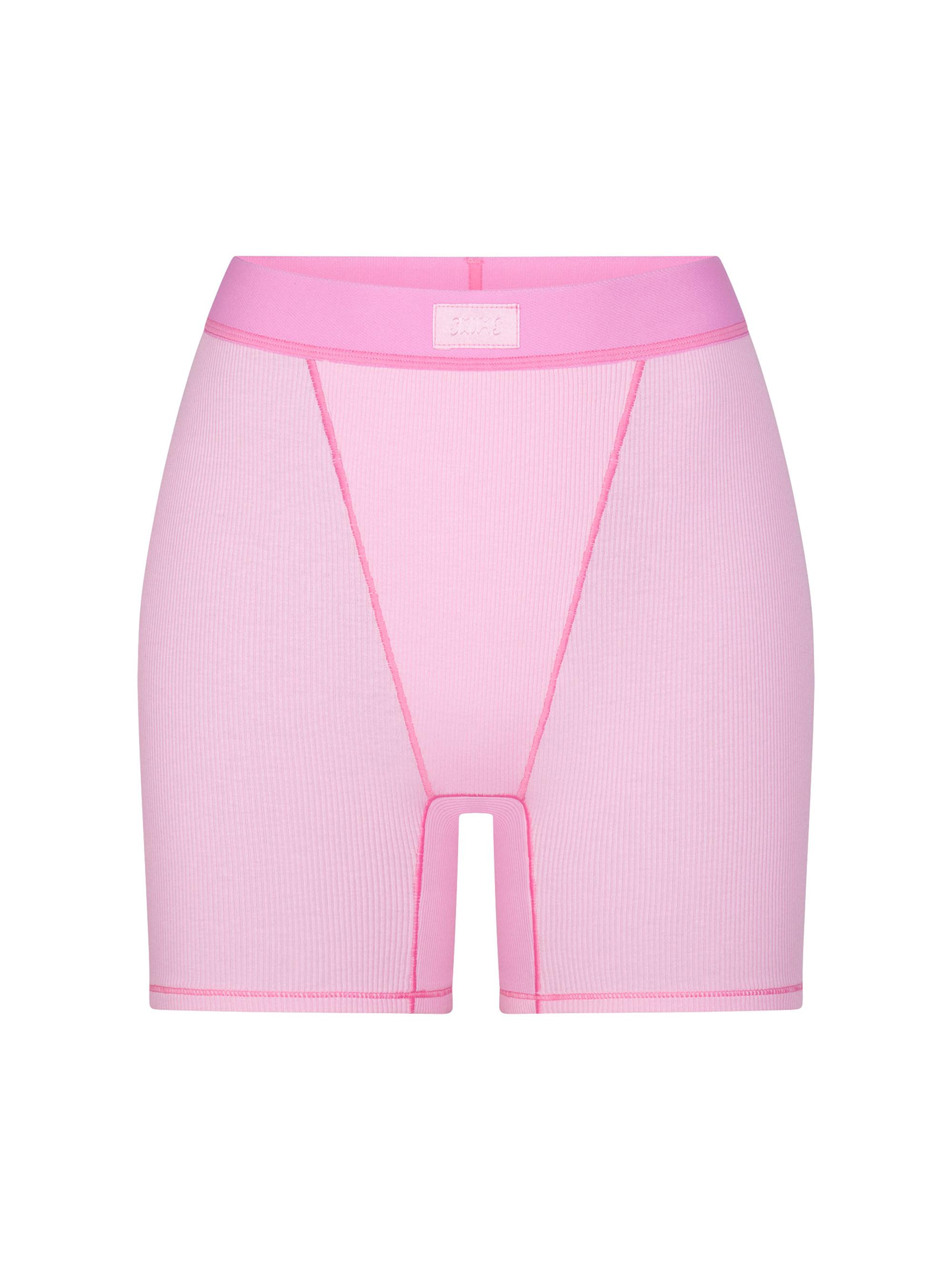 SKIMS Logo Pointelle Straight Leg Pants | Saks Fifth Avenue