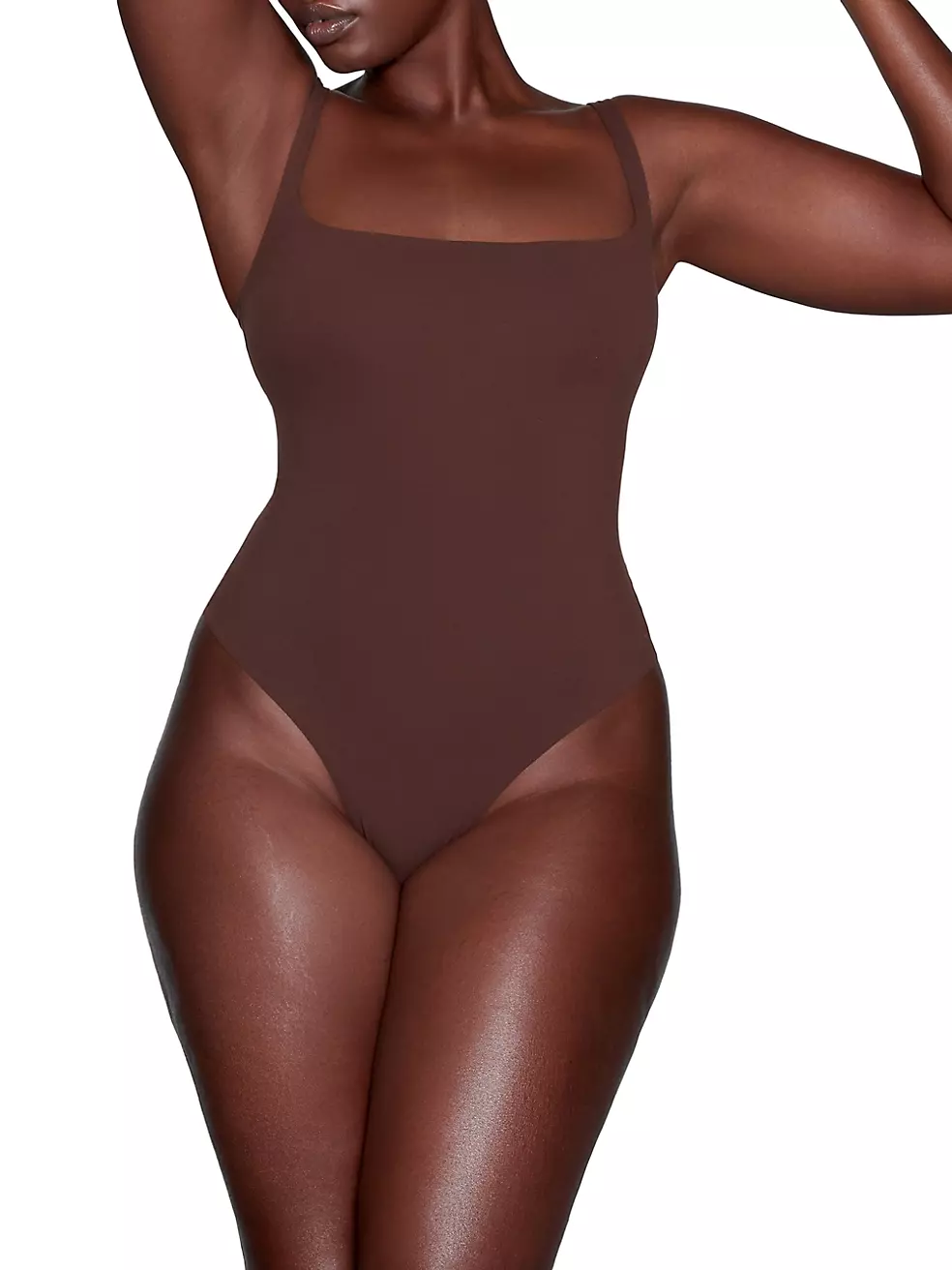 Skims for Women SS24 Collection  Square neck bodysuit, Cami bodysuit,  Brown fits