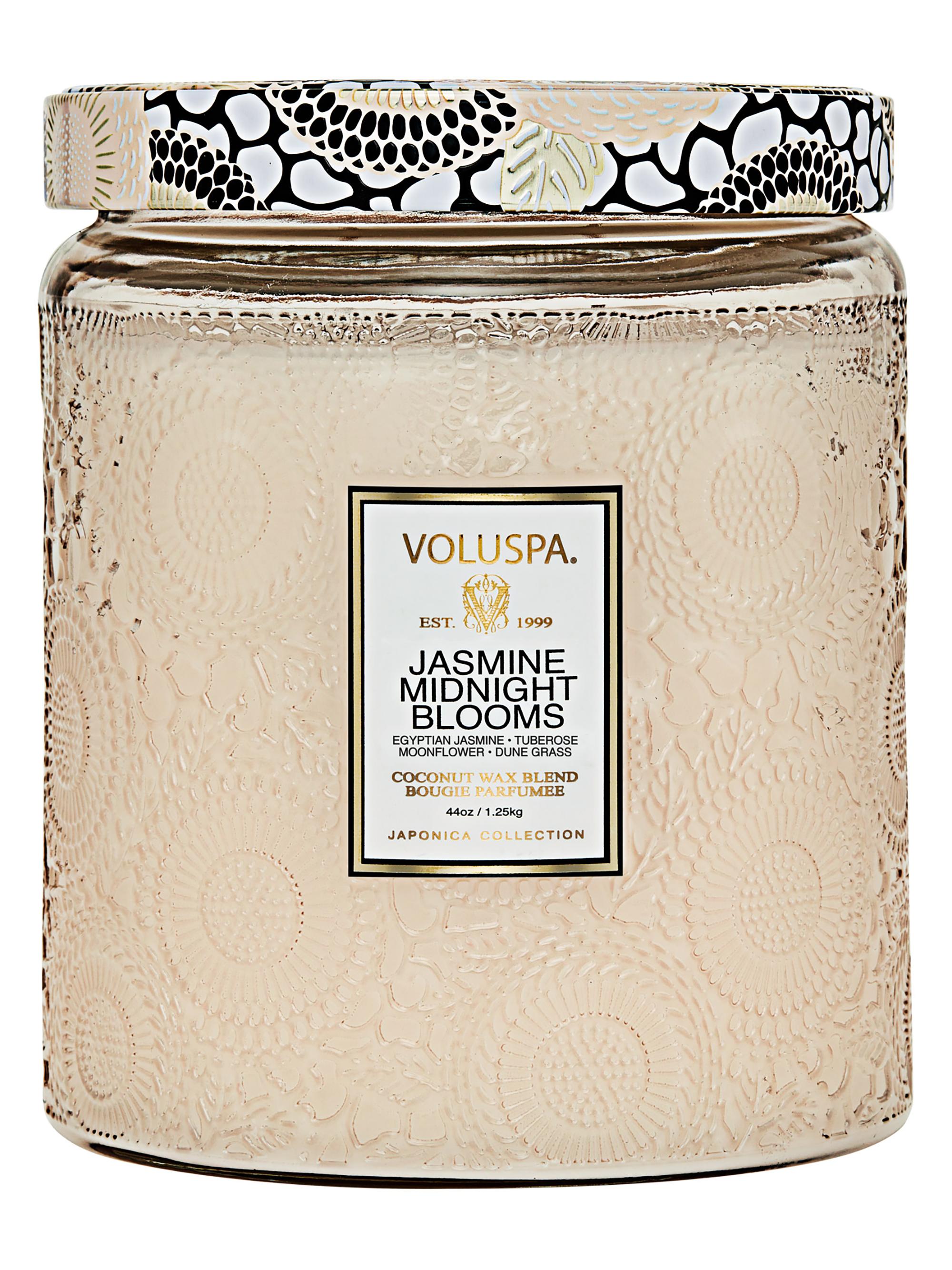 Voluspa Japonica Jasmine Midnight Blooms Lux Candle