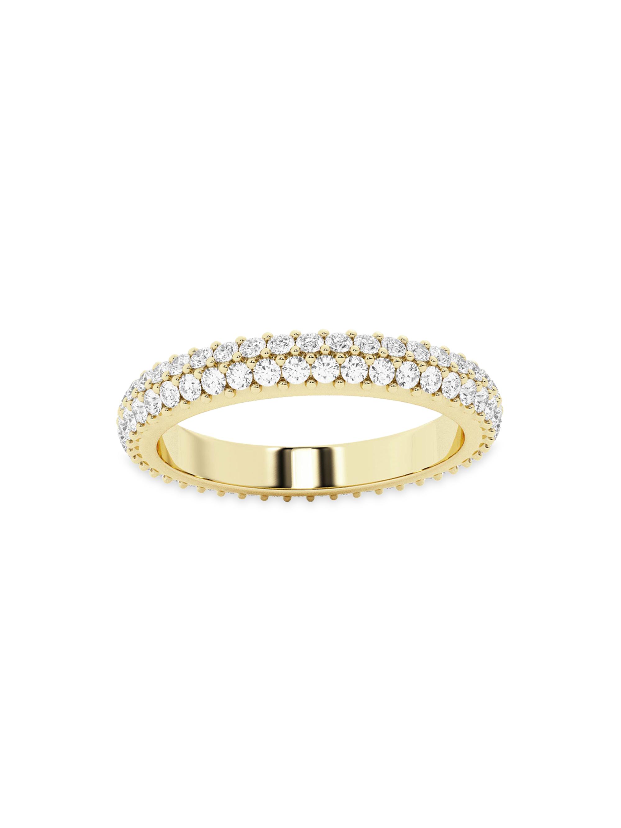 näas Women's Ethereal 14K Yellow Gold & 0.9 TCW Lab-Grown Diamond Eternity Band
