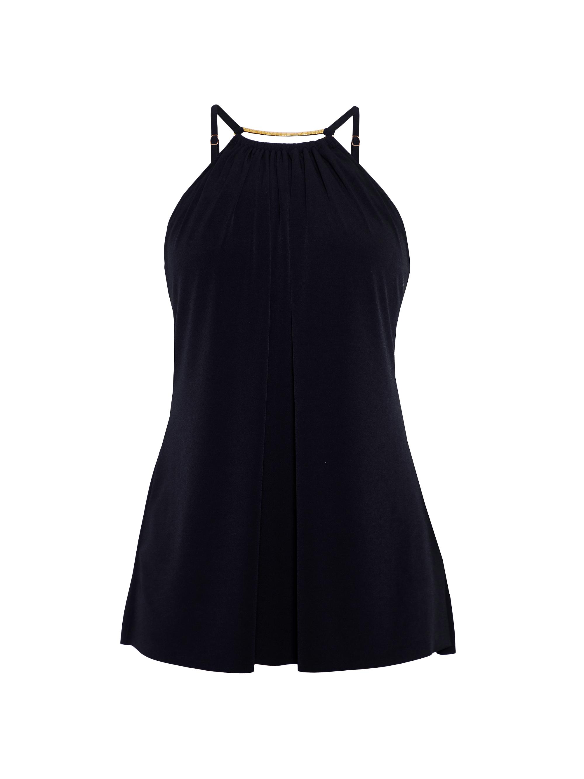 Magicsuit Women's Plus Parker Halter Swimdress - Black