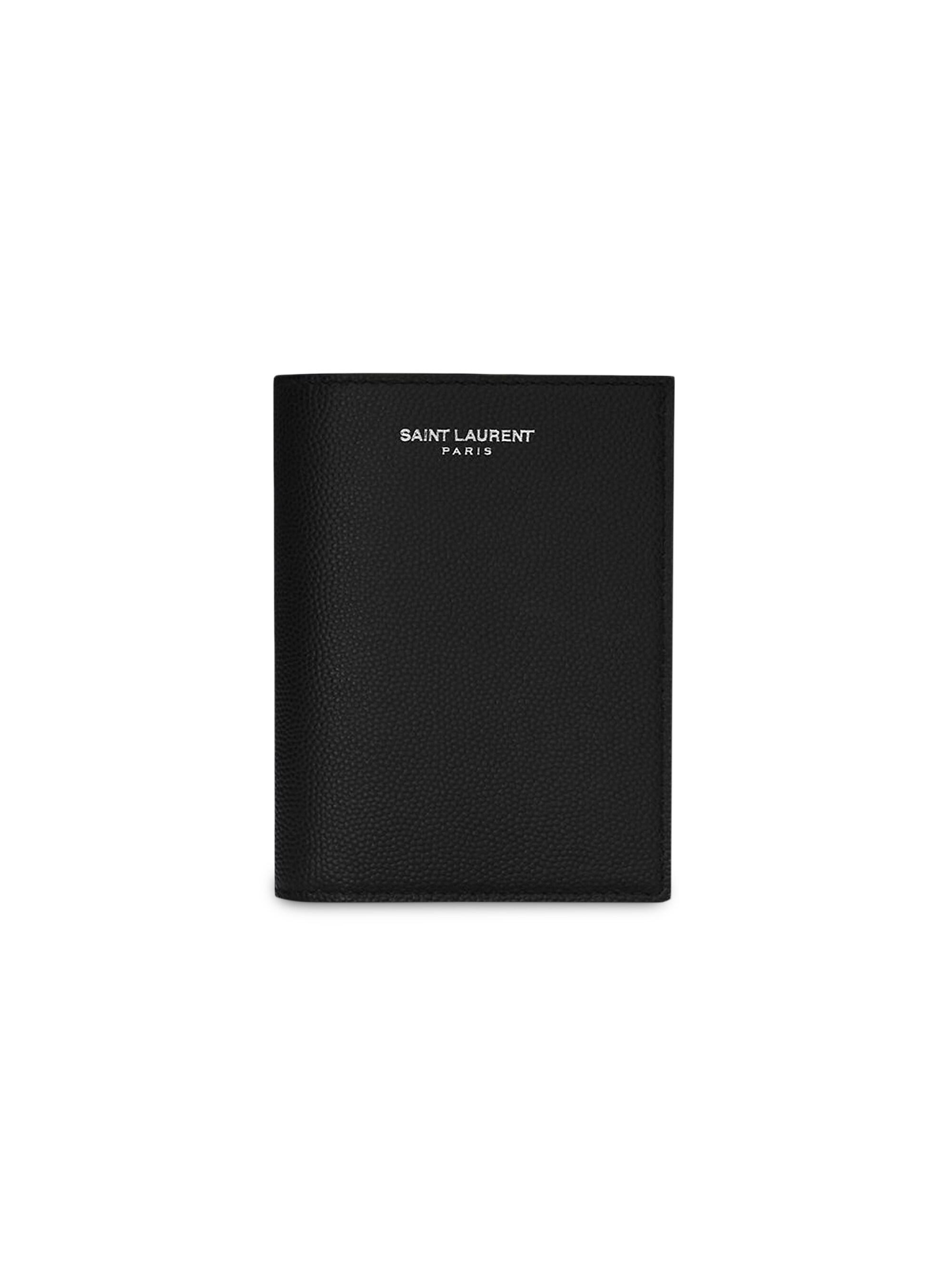 小物 SAINT LAURENT business card case Saint Laurent Business Card Holder With Flap In Grain De