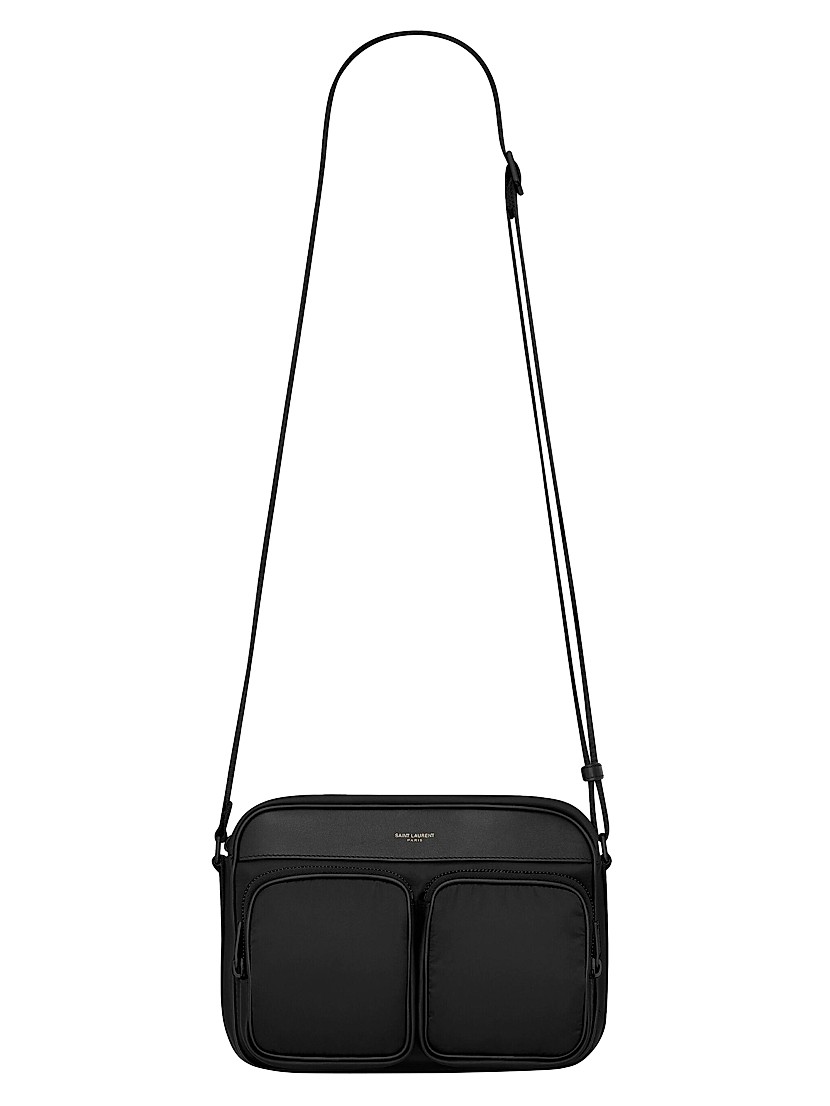 Shop Saint Laurent City Camera Bag In Econyl Regenerated Shop Saint Laurent City Camera Bag In Econyl Regenerated