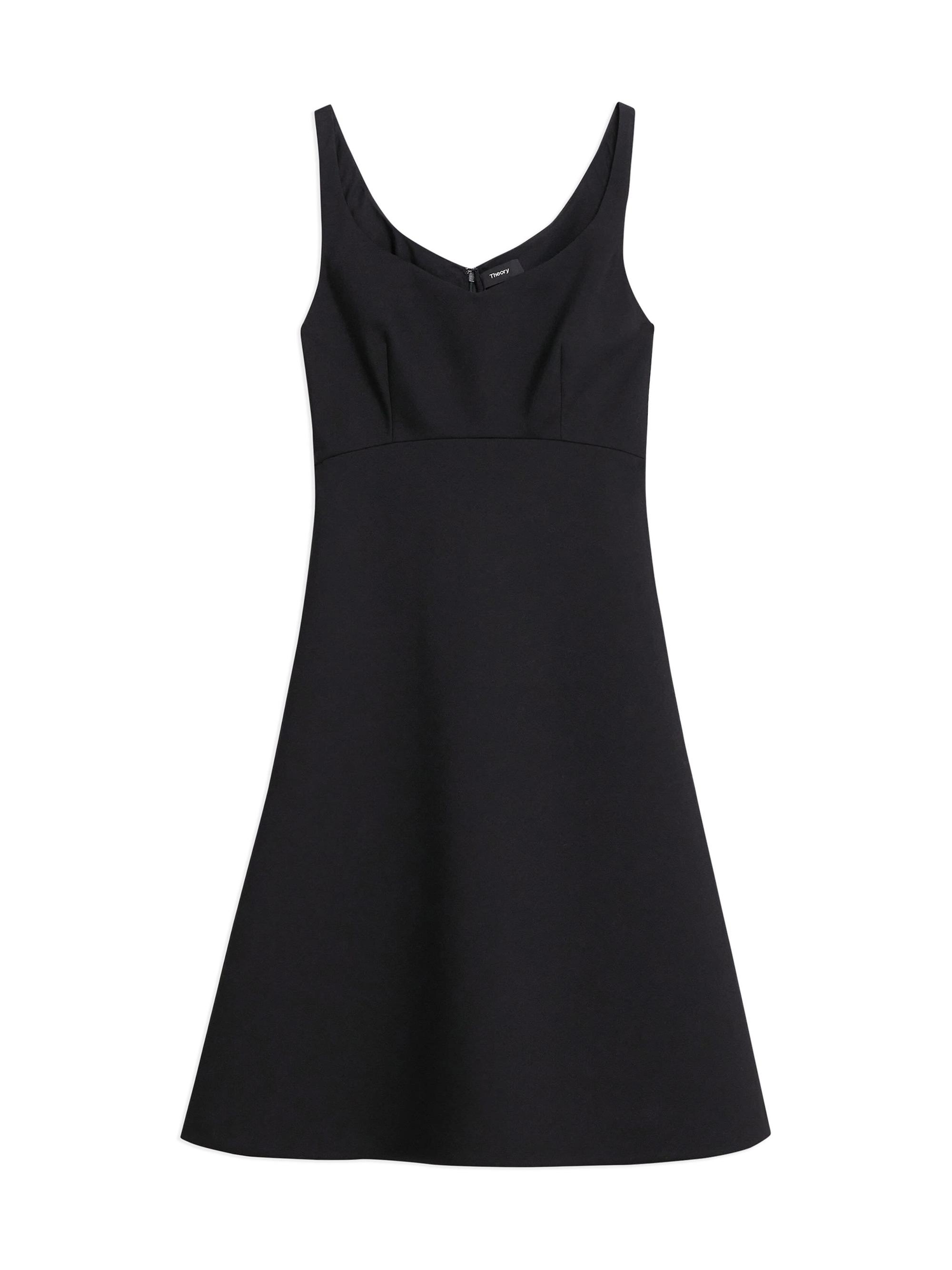 Theory Women's Wool-Blend Midi-Dress - Black